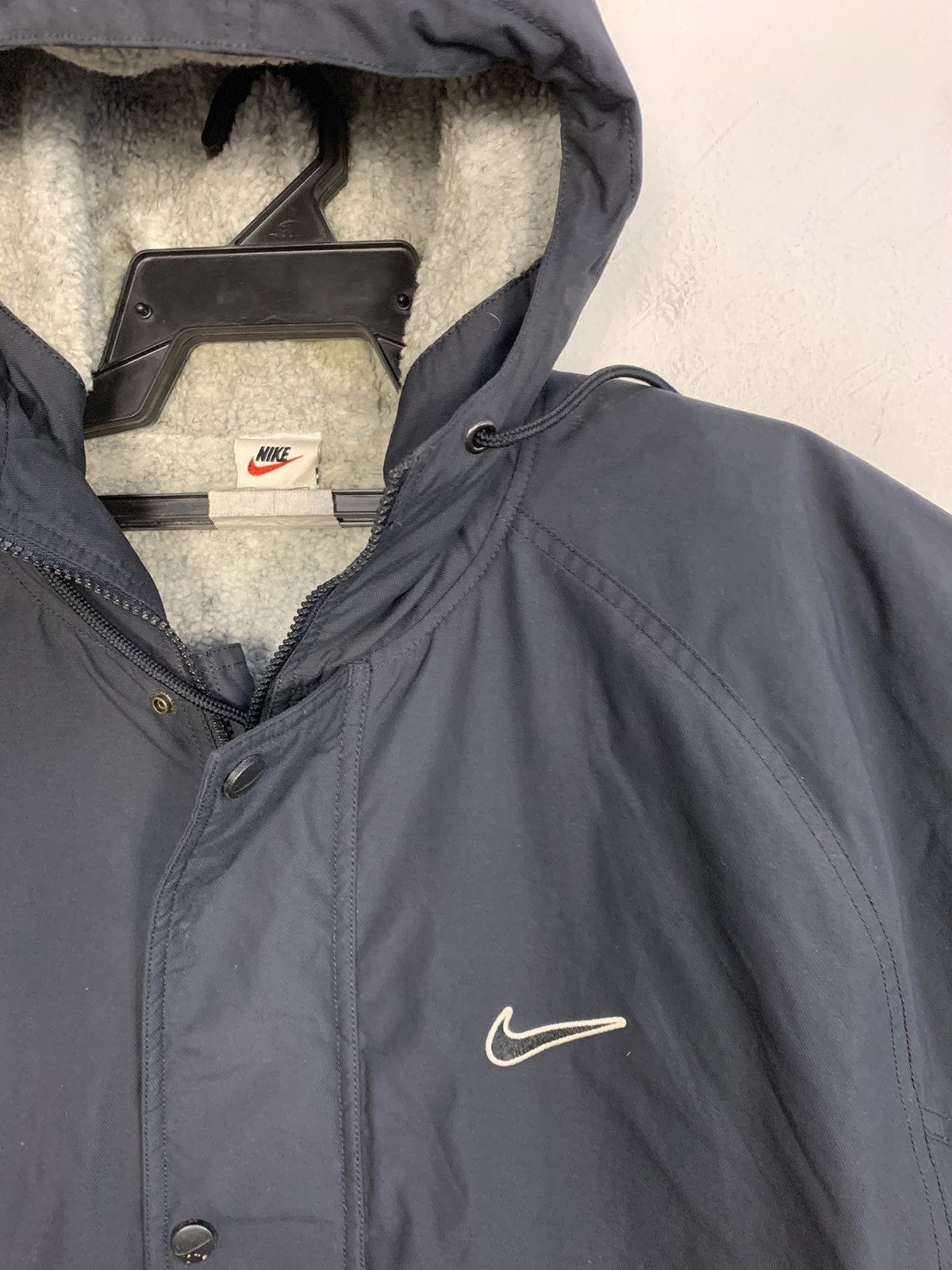 Nike Nike Hooded Parka Coach Jacket Fluffy Sherpa Inner Size US XL / EU 56 / 4 - 5 Thumbnail