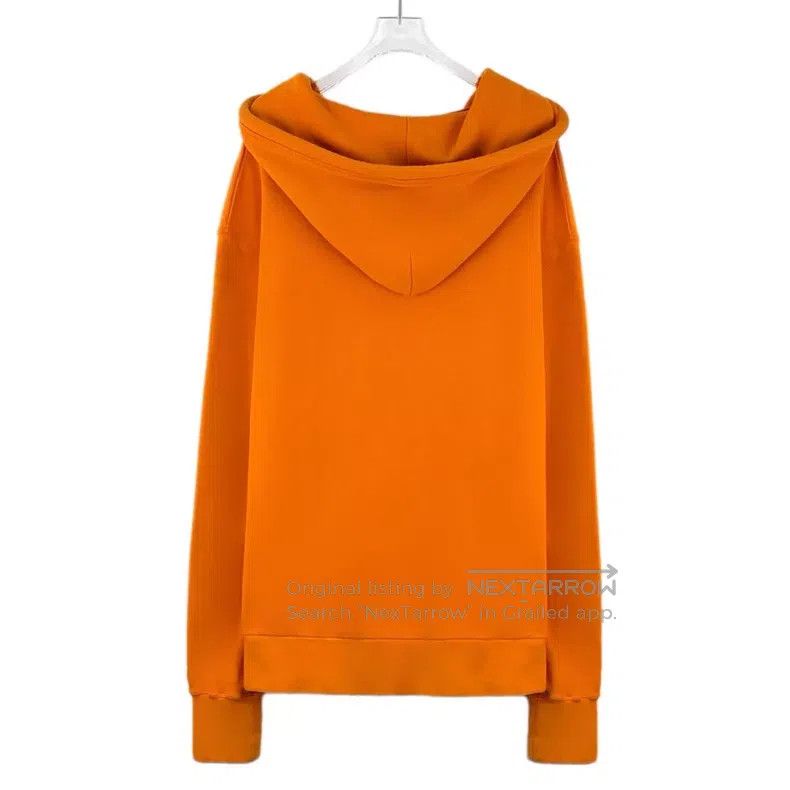 Loewe Loewe Orange logo letter cotton hooded drawstring long-sle Size US S / EU 44-46 / 1 - 2 Thumbnail