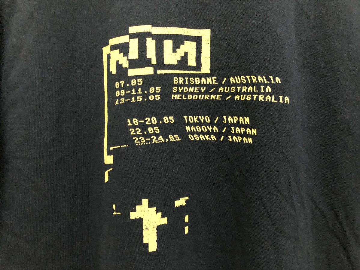 Band Tees × Vintage INDUSTRIAL 🔥 NINE INCH NAILS 2007 AUSTRALIA JAPAN TOUR Size US M / EU 48-50 / 2 - 9 Thumbnail