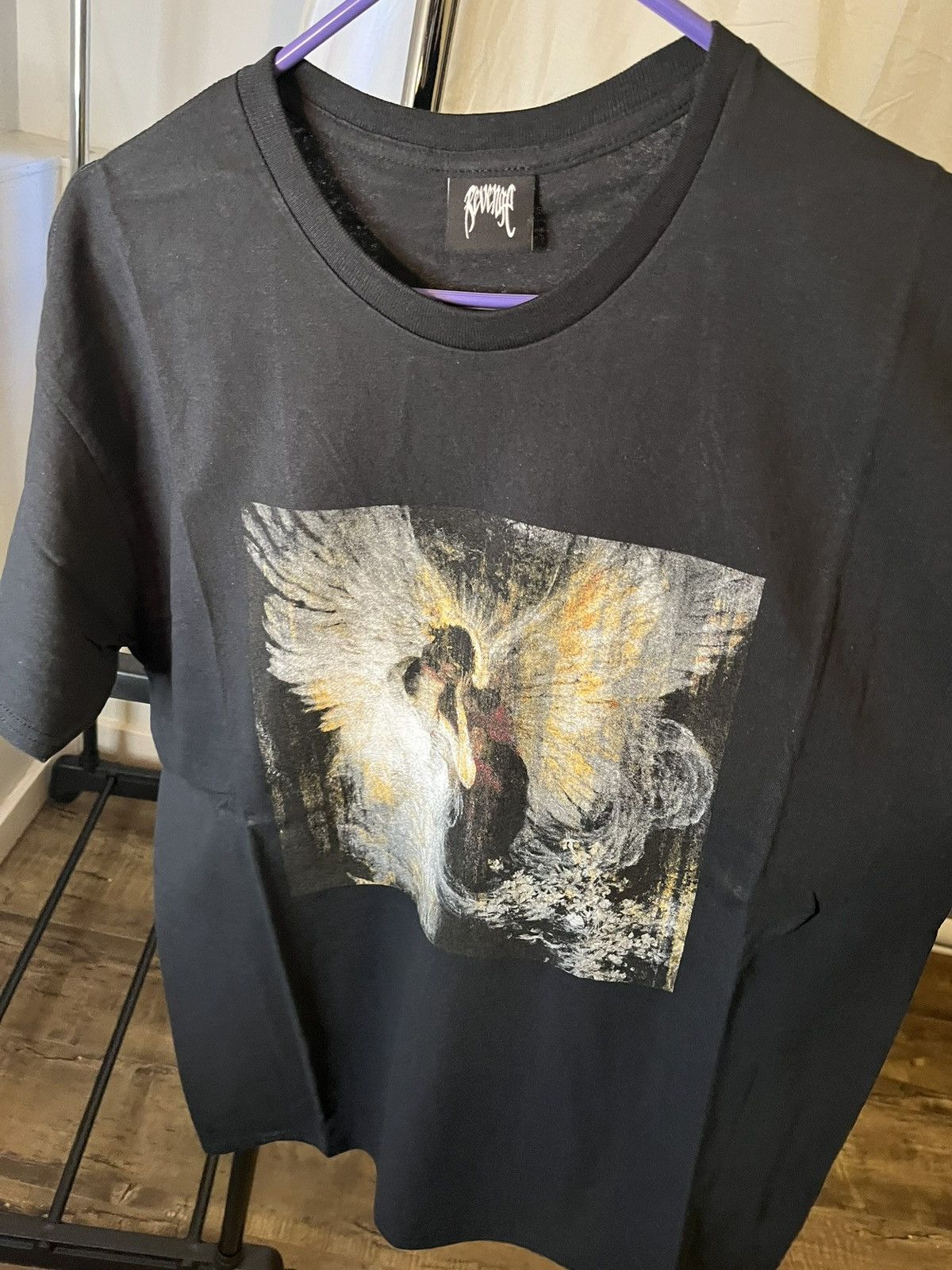 Revenge Gallery Tシャツ Angel Kiss Tee Lサイズ Revenge Men's Angel Kiss T-shirt Black Size Large | eBay