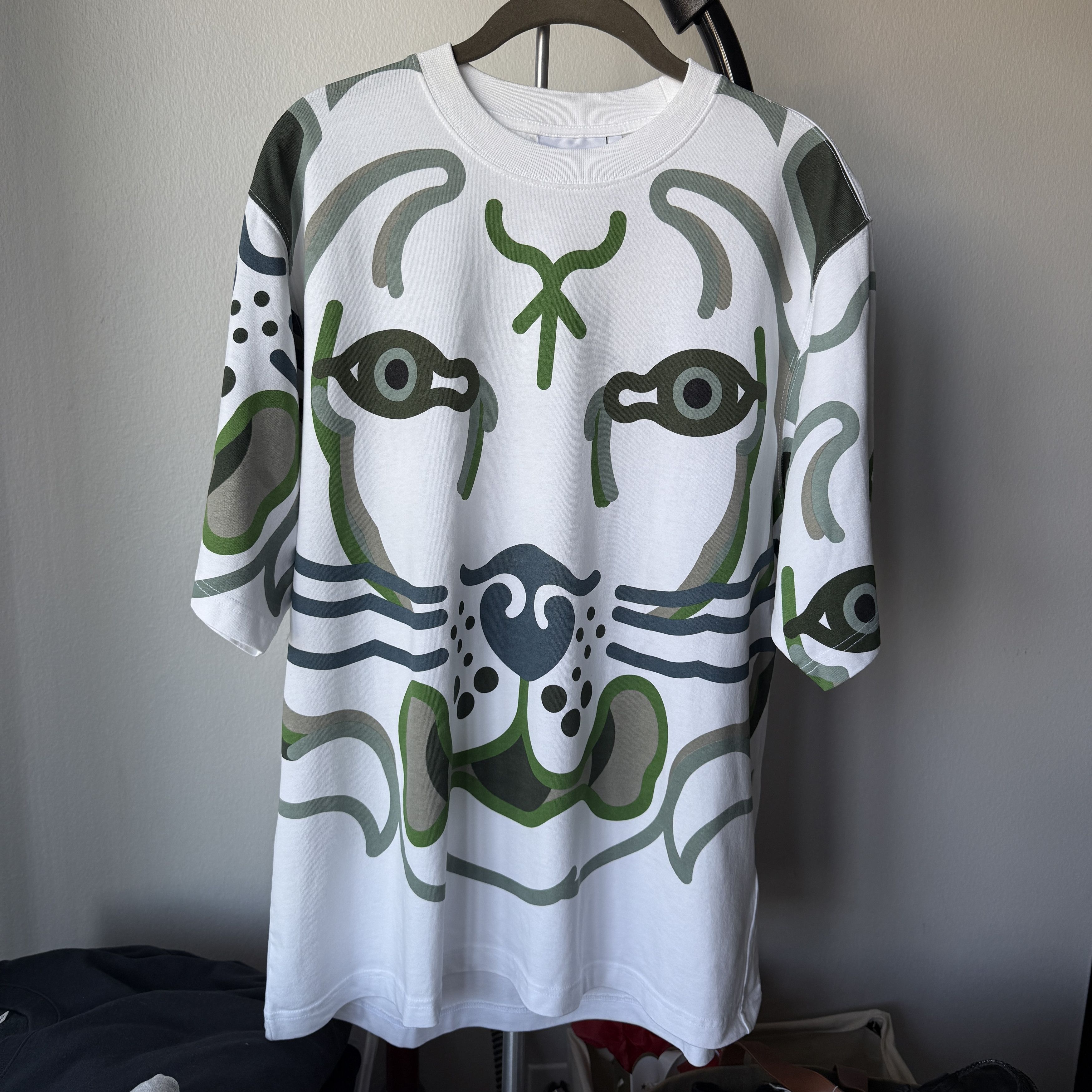Kenzo Kenzo Tiger Patterned Tee (NWT) Size US M / EU 48-50 / 2 - 1 Thumbnail