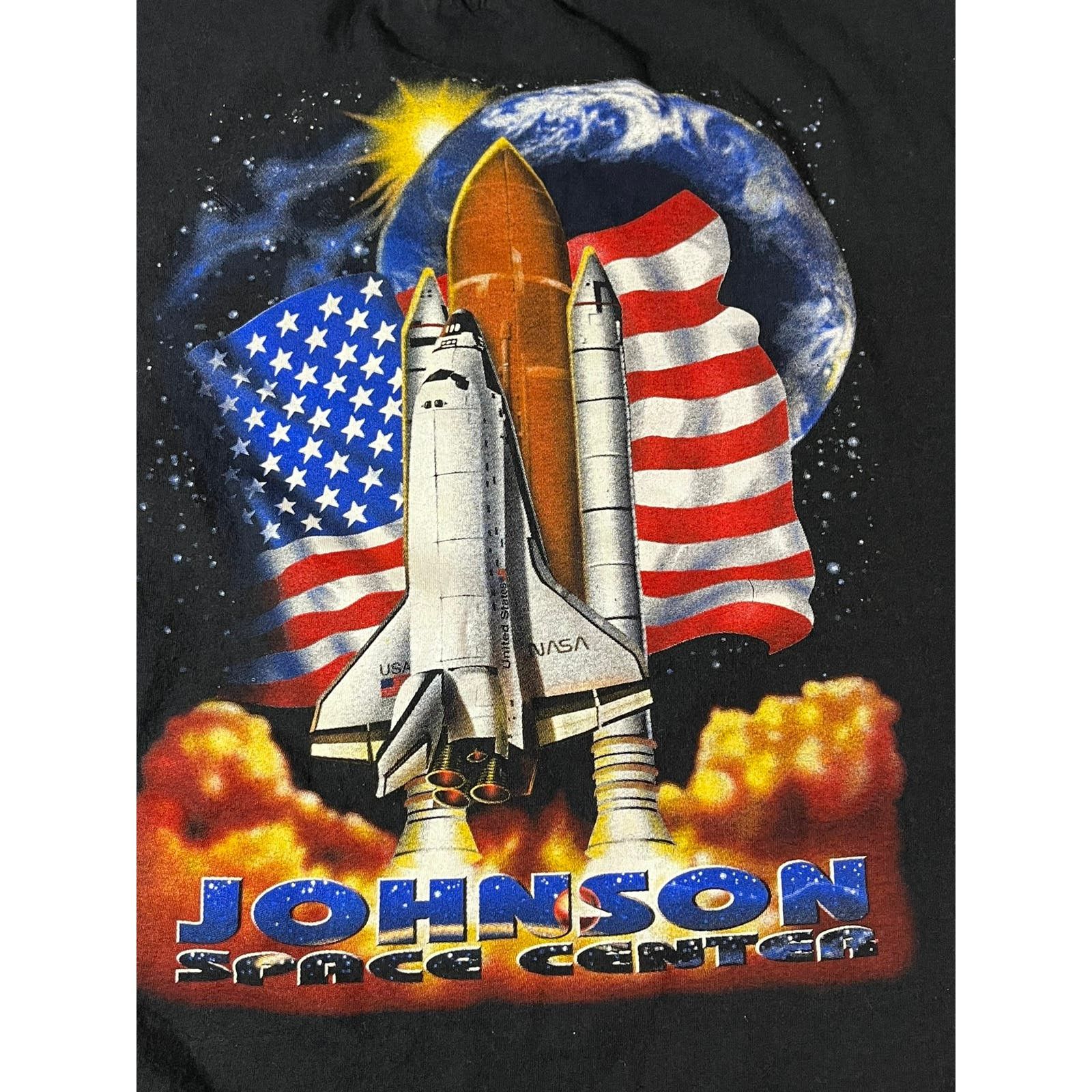 Vintage VTG 1990’s Made in USA Johnson Space Centre Graphic Tee XL Size US XL / EU 56 / 4 - 3 Thumbnail