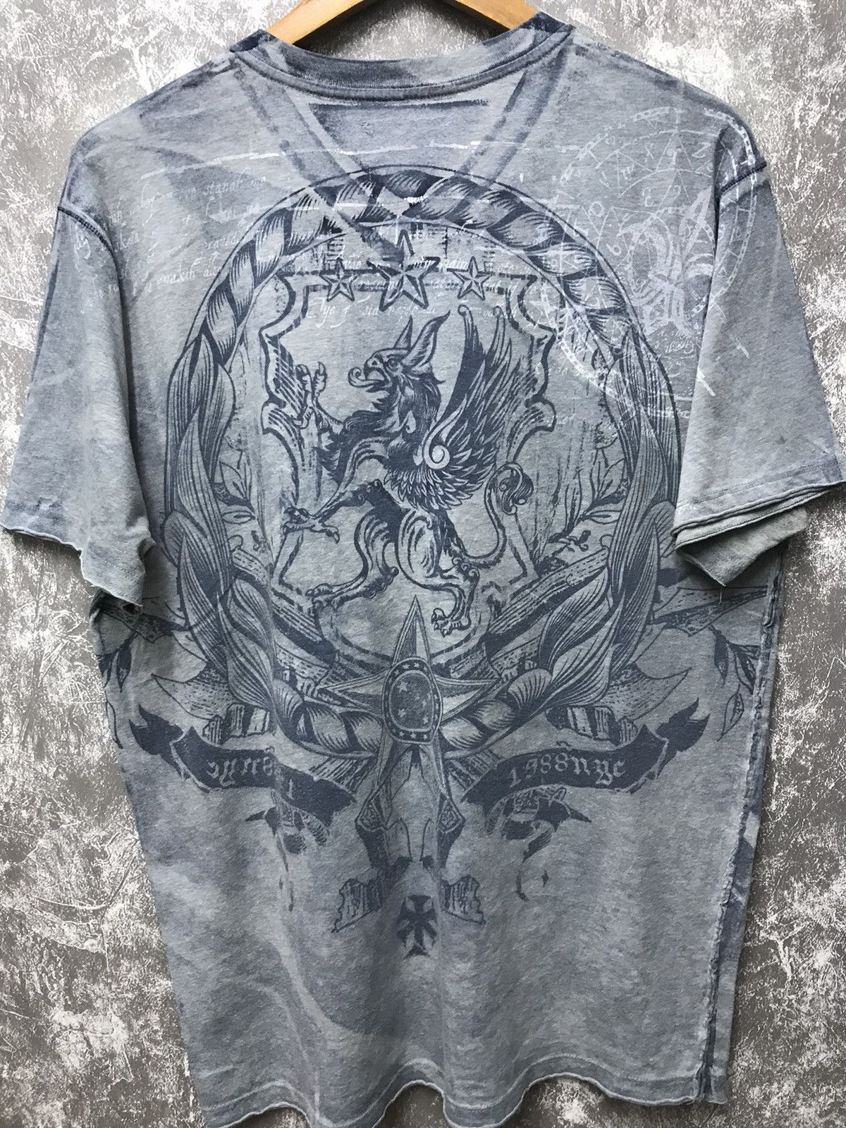 Affliction × Ed Hardy × Southpole Affliction Southpole Garuda Eagles Y2K Graphic Tee Size US L / EU 52-54 / 3 - 2 Thumbnail