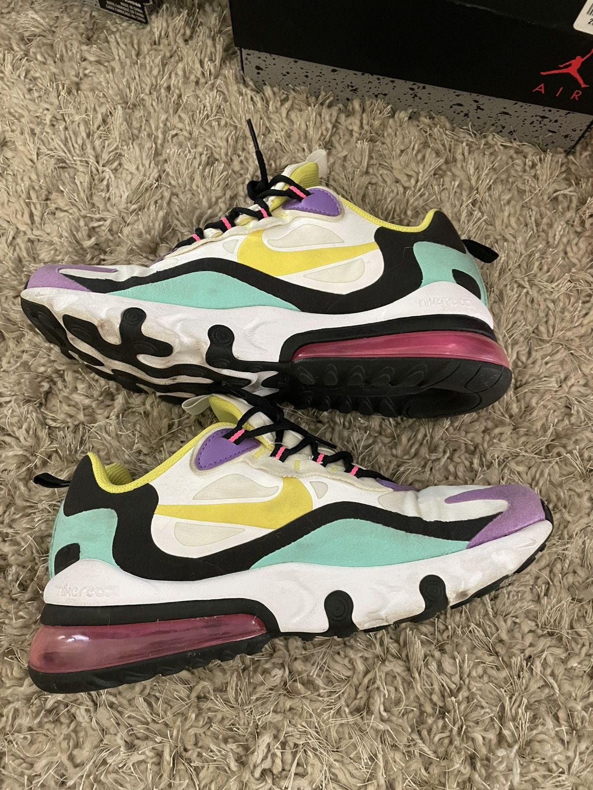 Nike Nike Air Max 270 Bright Violet Size US 8.5 / IT 38.5 - 3 Thumbnail