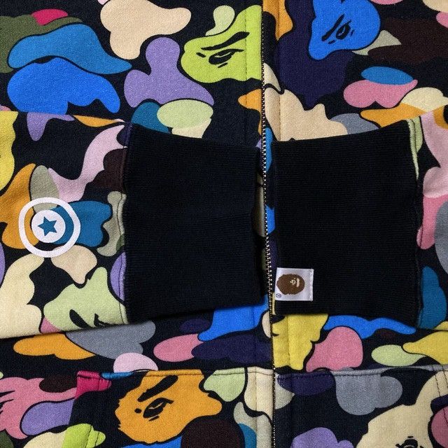 Bape BAPE Multi Camo WGM Shark Full Zip Hoodie a bathing ape Size US M / EU 48-50 / 2 - 7 Thumbnail