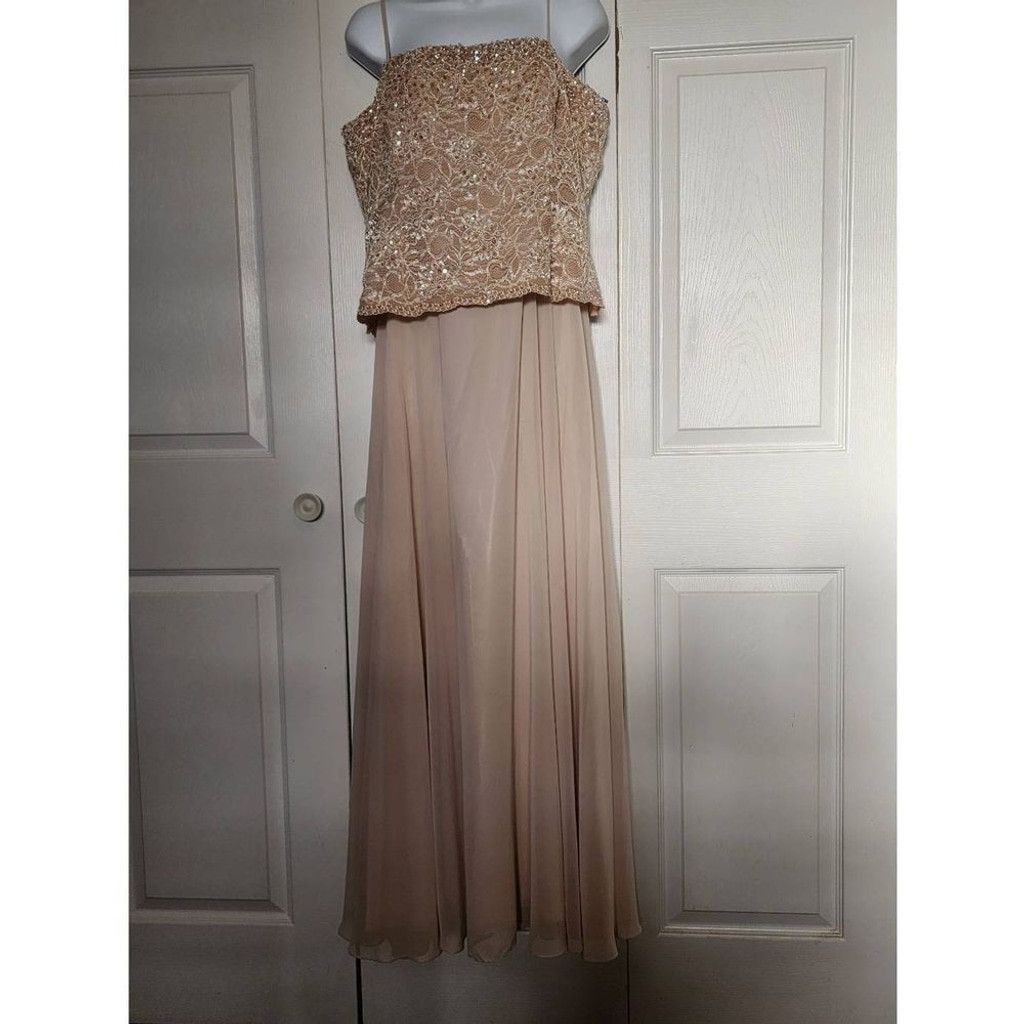 Unknown London Davids Bridal Tan Formal Size XXL / US 16-18 / IT 52-54 - 1 Thumbnail
