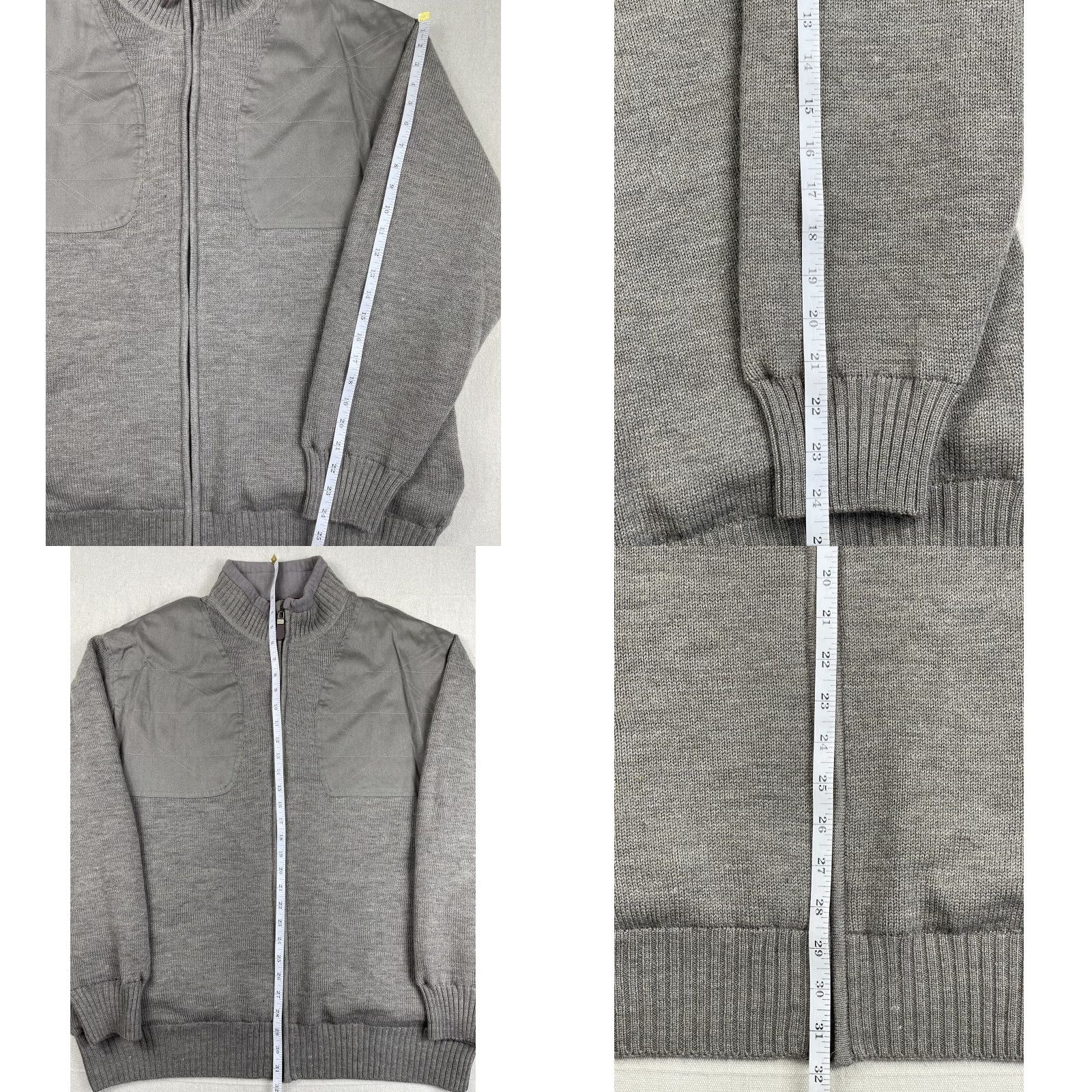 Orvis Orvis Mens Wool Sweater Jacket Full Zip Pockets XL Gray Knit Classic 1960s-2020s Mens Size US XL / EU 56 / 4 - 8 Thumbnail