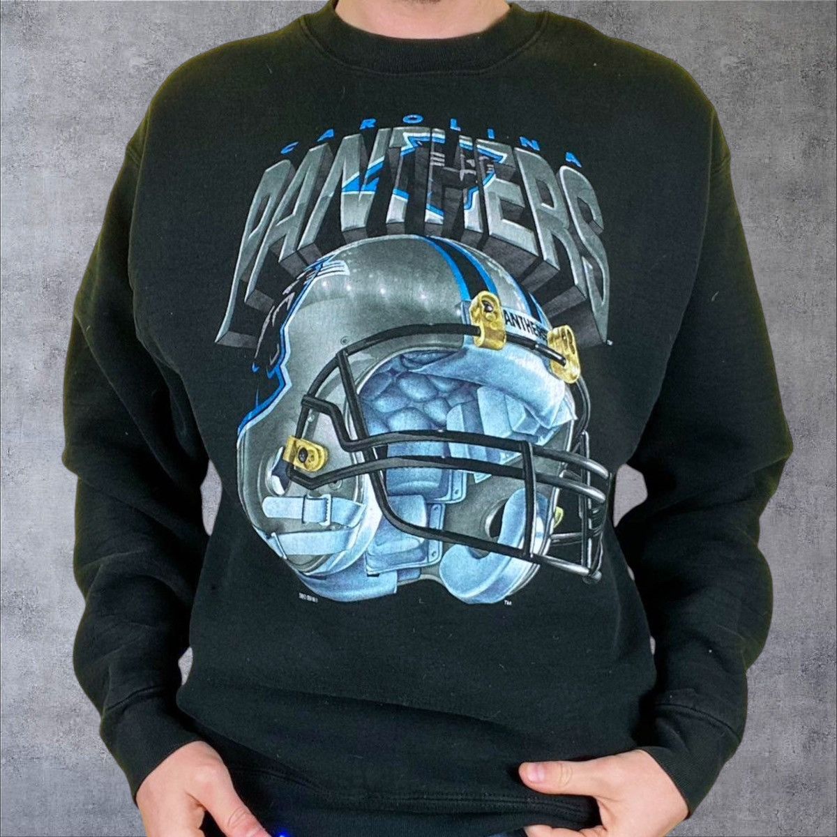 Salem Sportswear × Vintage Vintage Carolina Panthers Sweatshirt Size US L / EU 52-54 / 3 - 2 Thumbnail