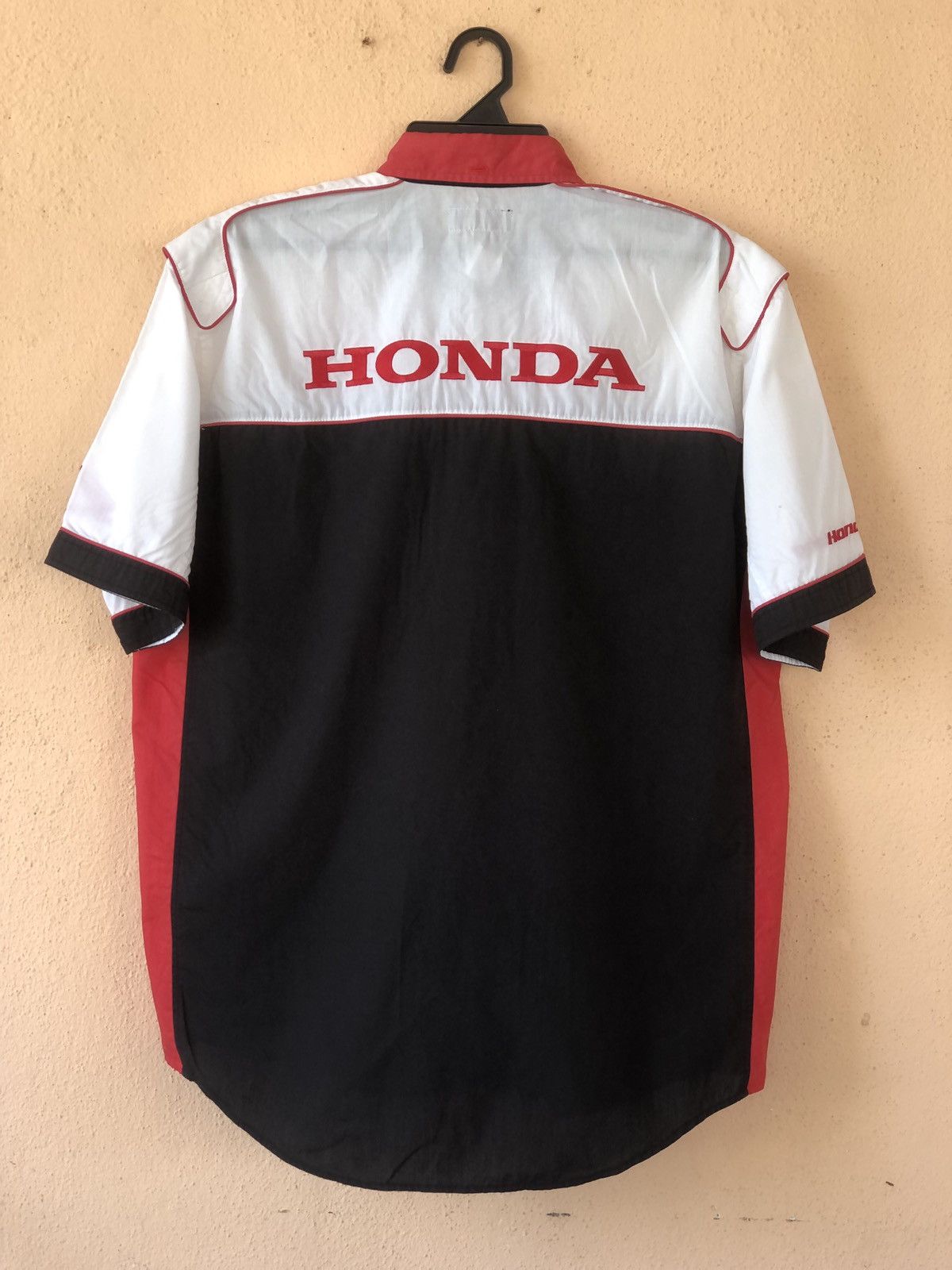 Honda × Japanese Brand × Vintage Vintage Honda Racing Button Up Shirt Size US L / EU 52-54 / 3 - 2 Thumbnail
