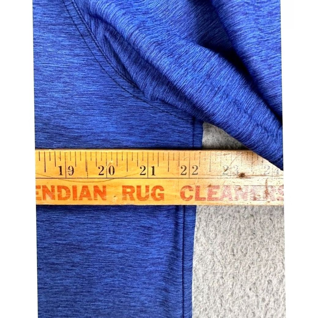 Vintage Straight Down Polo Shirt Mens M Blue Heathered Short Sleeve Golf Rugby Stretch EUC Size US M / EU 48-50 / 2 - 6 Thumbnail