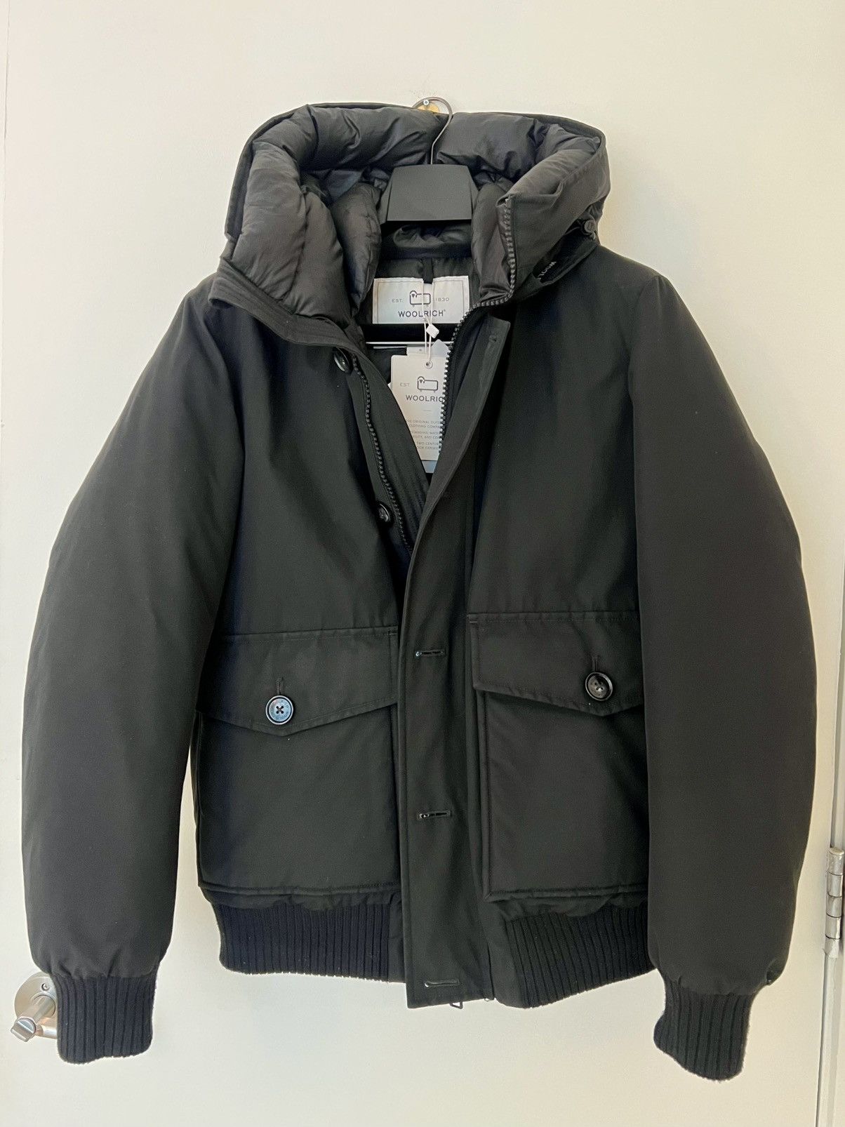 Woolrich Woolen Mills Polar Bomber in Black Ramar Cloth Size US S / EU 44-46 / 1 - 2 Thumbnail