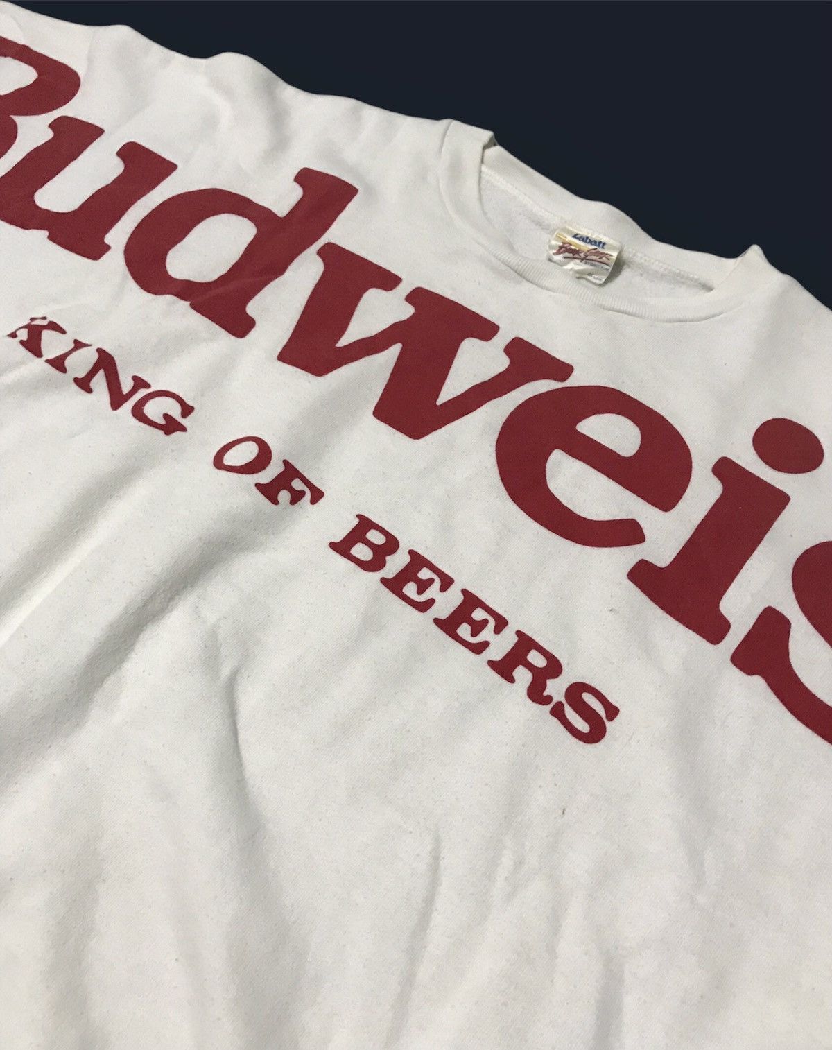 Budweiser × Vintage Vintage Budweiser by Brockum Sweatshirt Size US L / EU 52-54 / 3 - 2 Thumbnail