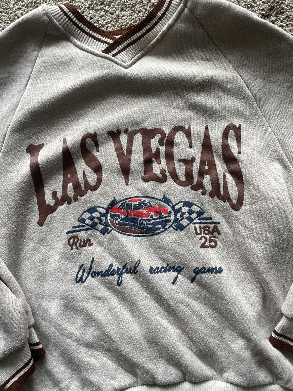 Other Las Vegas Graphic Crewneck Sweatshirt Beige Size XS / US 0-2 / IT 36-38 - 3 Thumbnail