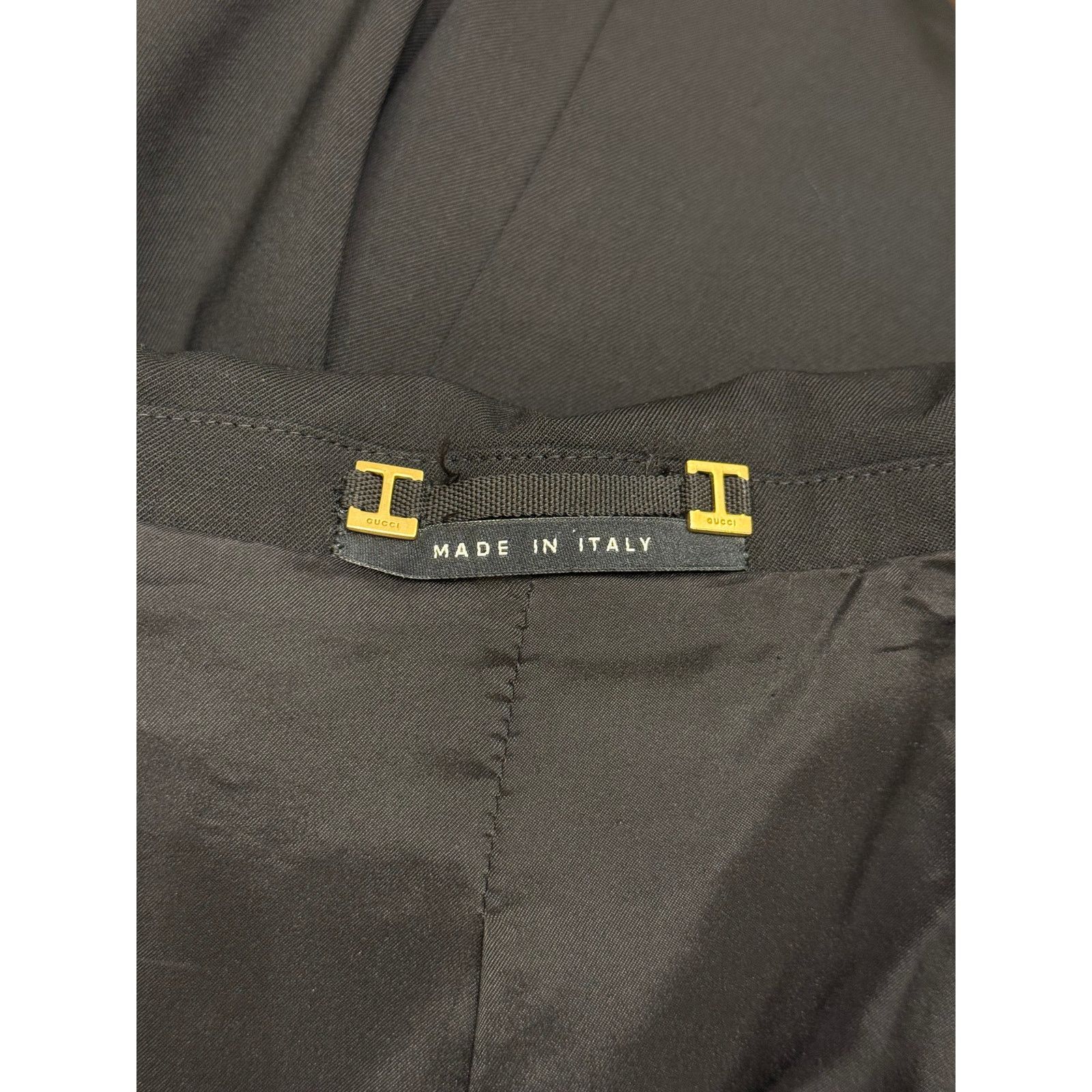 Gucci A/W2003 Gucci by Tom Ford belted military jacket Size M / US 6-8 / IT 42-44 - 12 Thumbnail