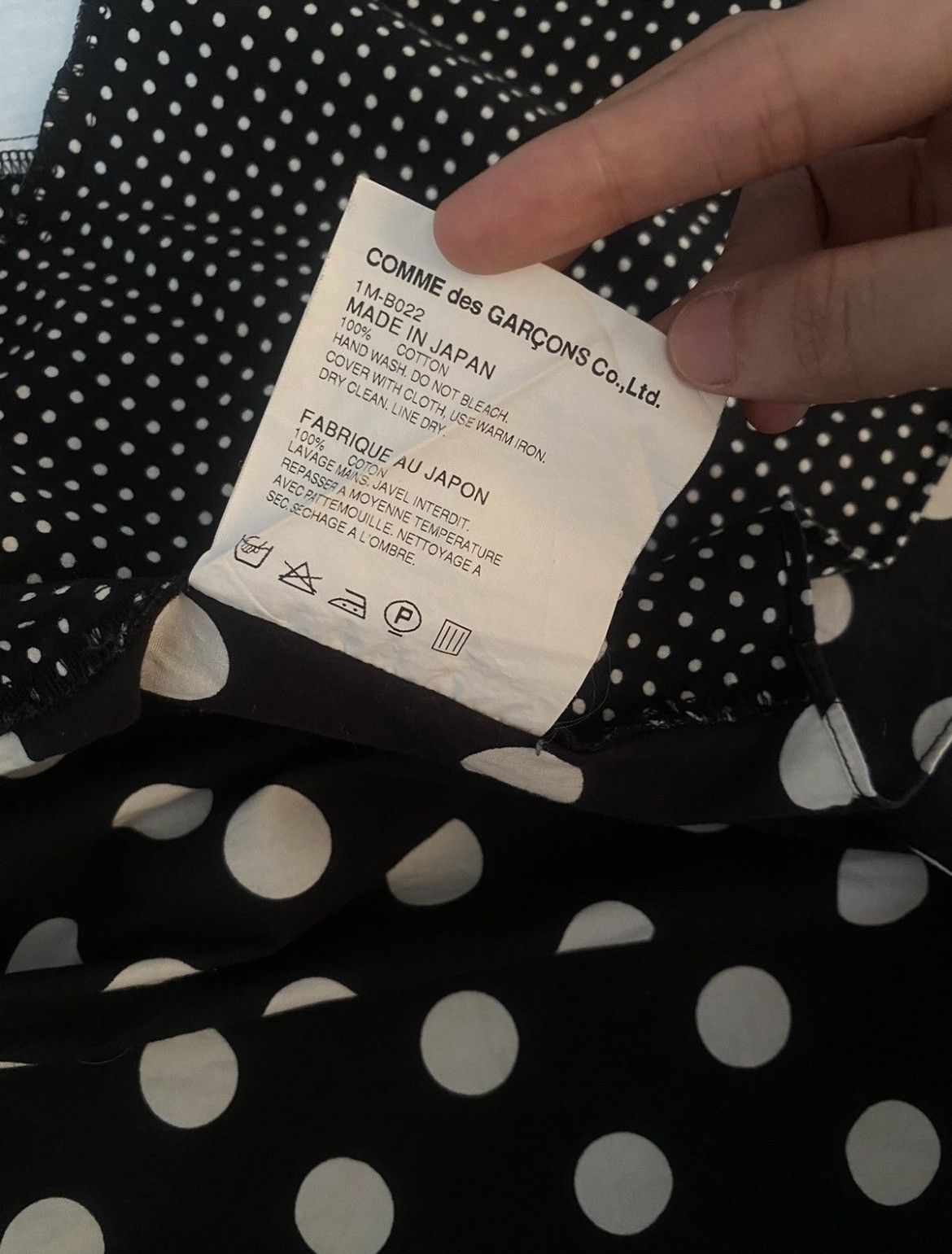 Comme des Garcons Comme Des Garcons Polka Dot Shirt Size US M / EU 48-50 / 2 - 7 Thumbnail
