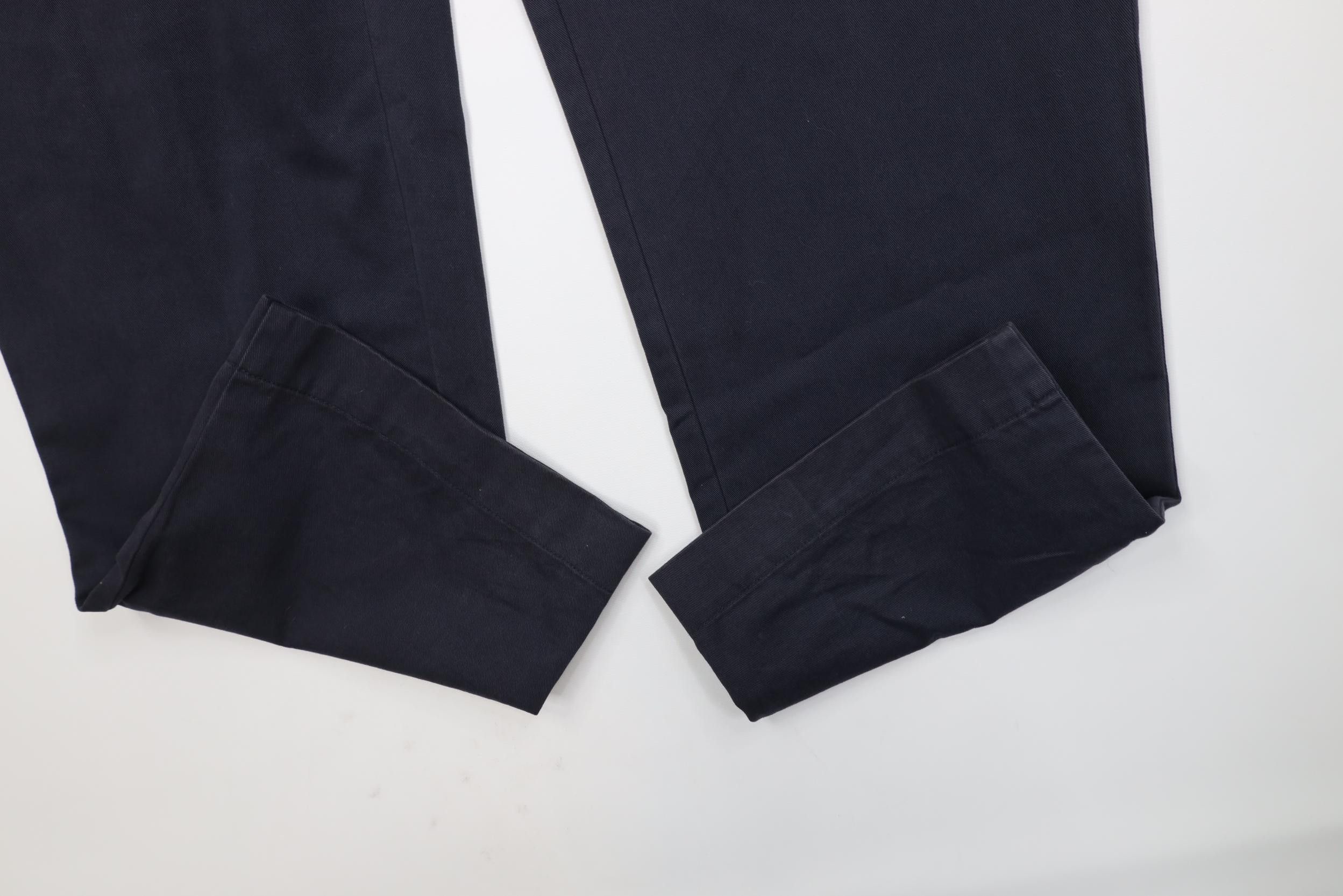 Polo Ralph Lauren Vintage 90s Ralph Lauren Wide Leg Chino Pants Cotton Blue Size US 38 / EU 54 - 5 Thumbnail