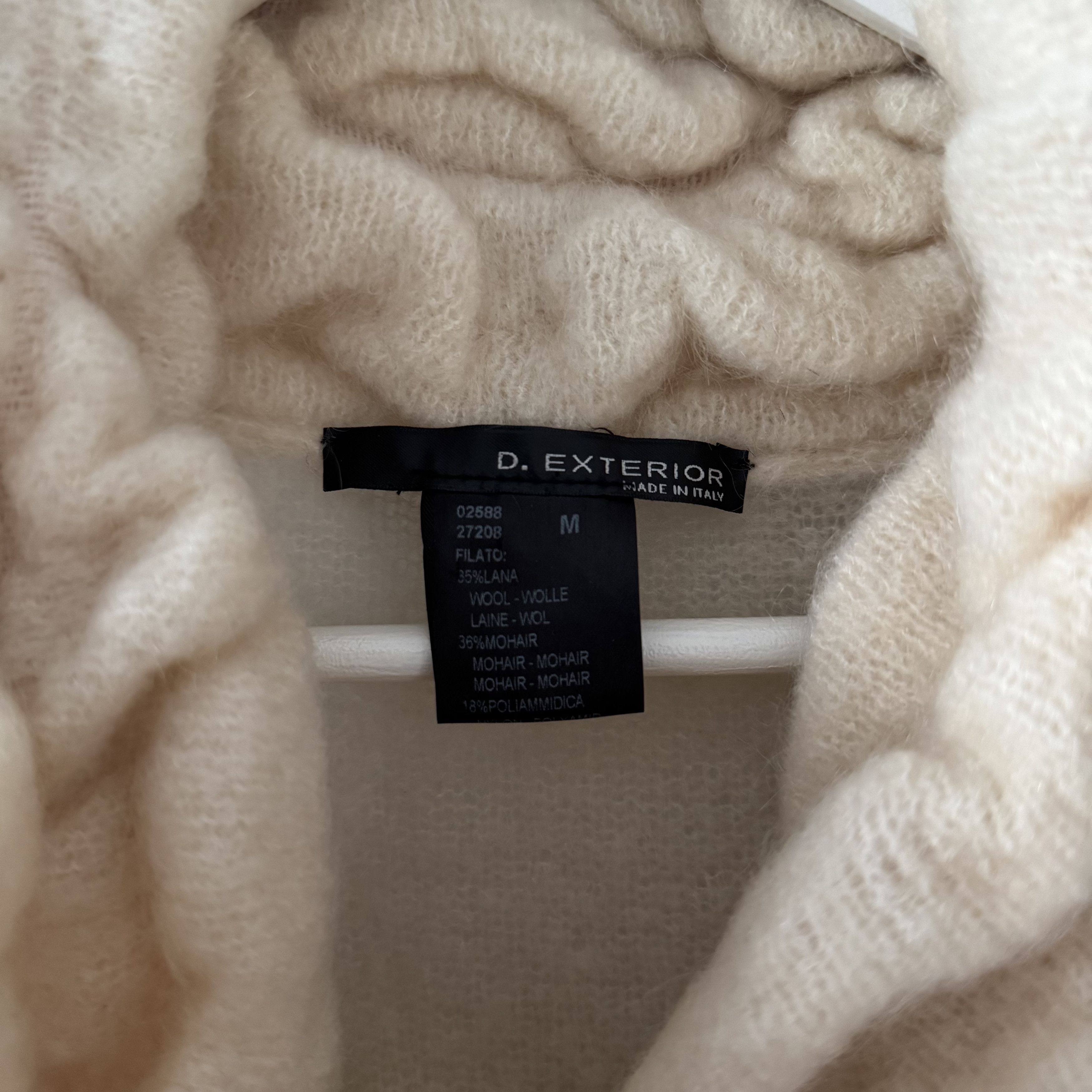 D.Exterior D.Exterior Rare Find Wool Mohair Knitted Cardigan Size M / US 6-8 / IT 42-44 - 7 Thumbnail