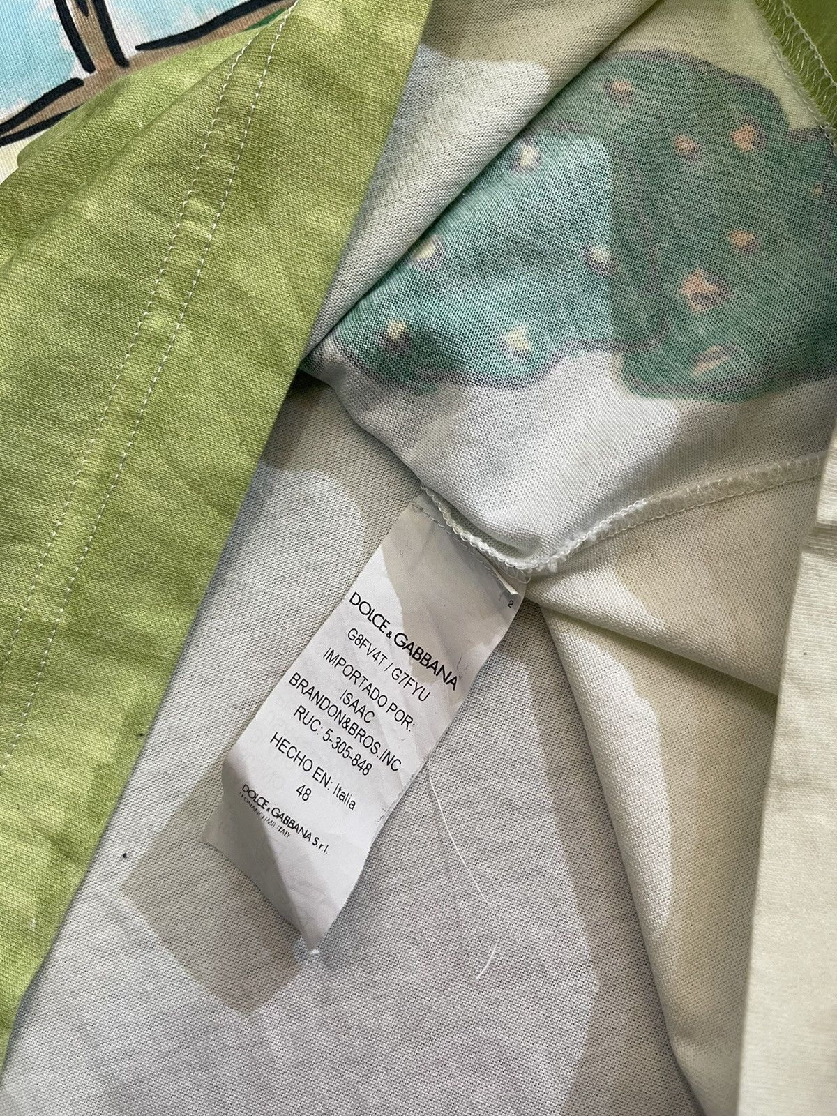Dolce & Gabbana Dolce & Gabbana multicolor overprint shirt Size US S / EU 44-46 / 1 - 4 Thumbnail