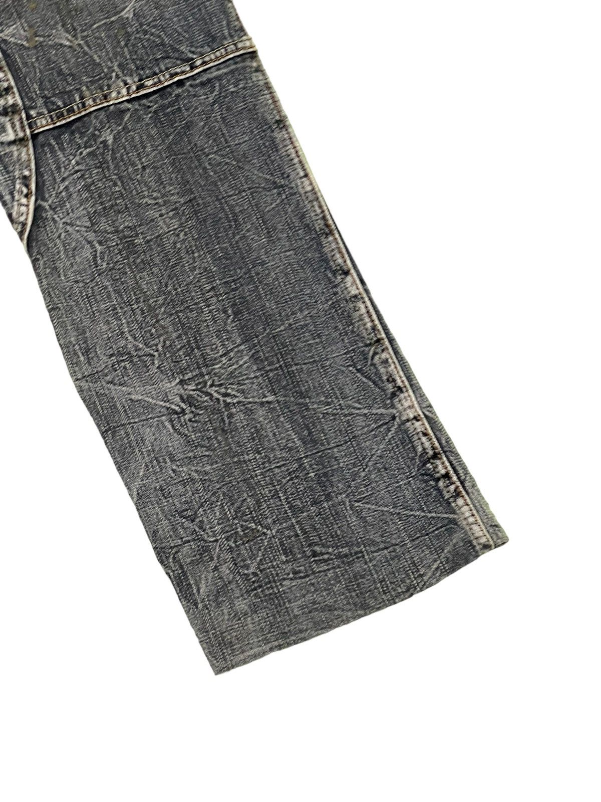 Japanese Brand Painted Jeans Solberry Faded Distress Regular 8🟦3 Size US 33 - 13 Thumbnail