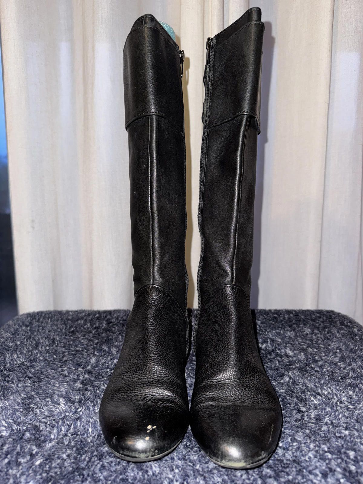 Other Enzo Angiolini Leather Knee-High Boots with Buckle Detail Size US 7.5 / IT 37.5 - 1 Thumbnail
