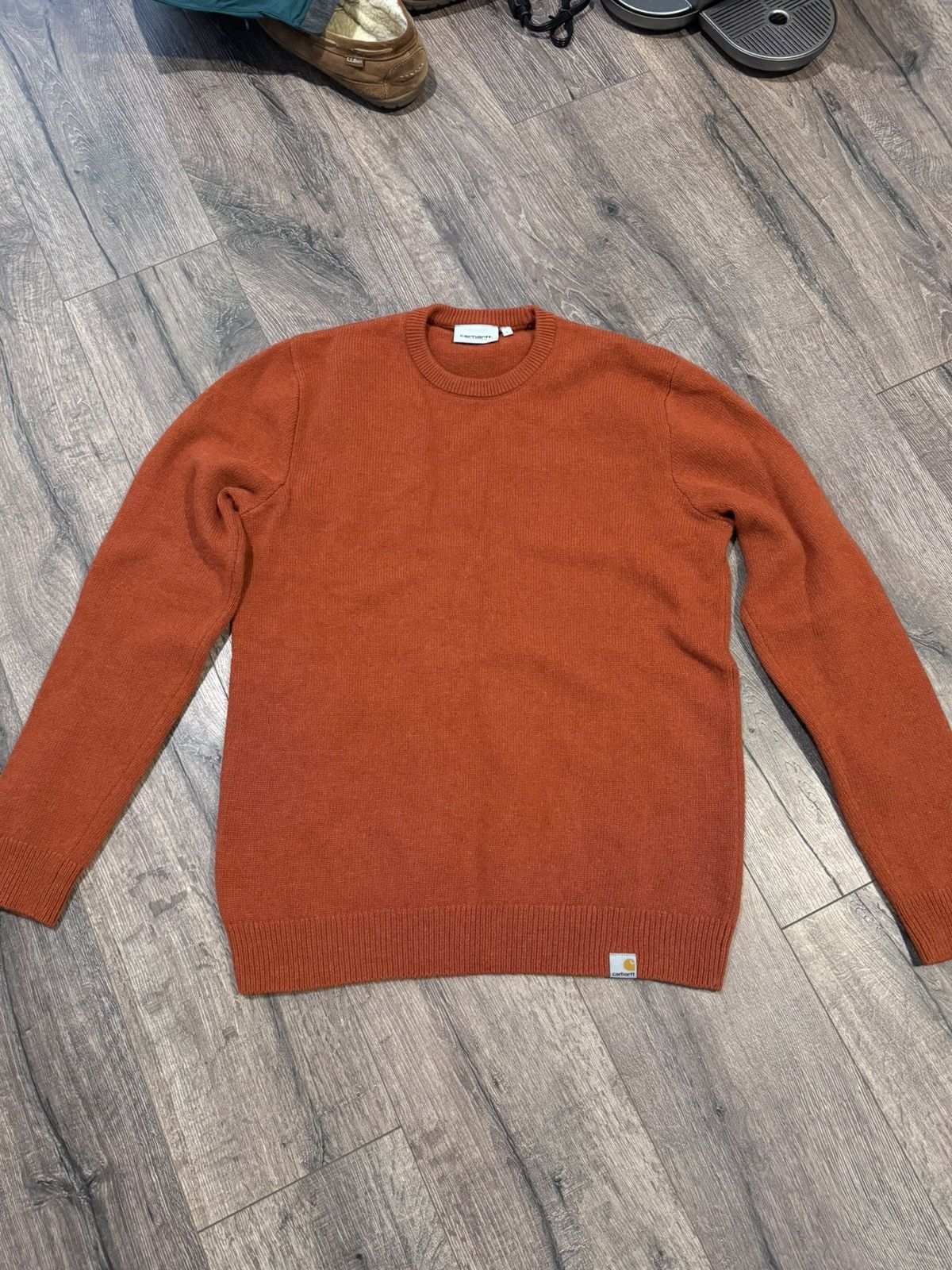 Carhartt Wip Carhartt Wip Knit Wool Sweater Cinnamon Size L Size US L / EU 52-54 / 3 - 1 Thumbnail