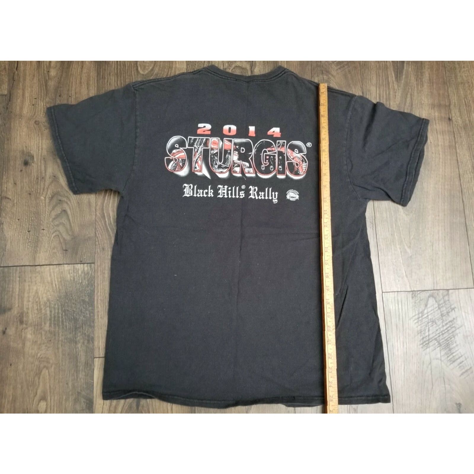 Delta Harley Davidson T-Shirt Mens L Sturgis 2014 74th Black Hills Rally Size US L / EU 52-54 / 3 - 2 Thumbnail