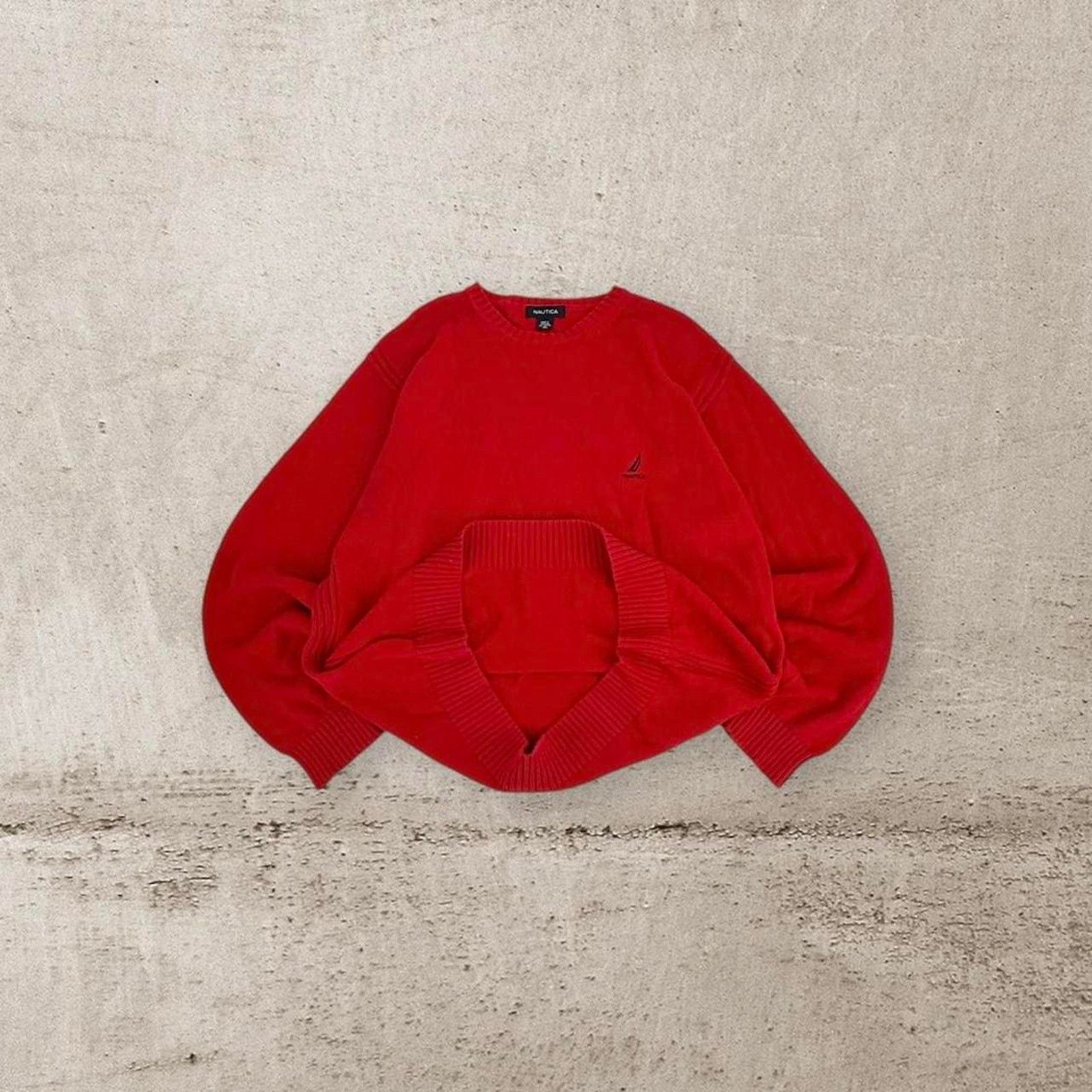 Nautica Vintage y2k baggy nautica sweater Size US XL / EU 56 / 4 - 1 Thumbnail