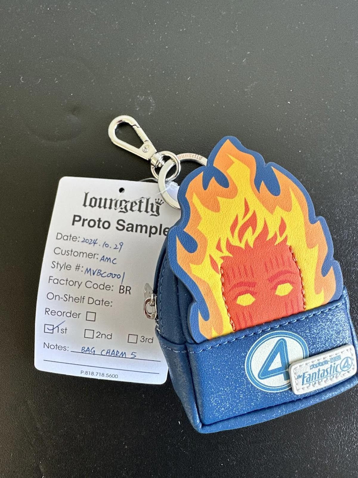Other RARE Proto Sample Loungefly Fantastic 4 Keychain Backpack Size ONE SIZE - 1 Preview