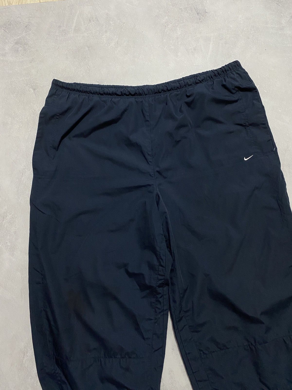 Nike × Vintage Vintage Track Pants Nylon Nike Mini Swoosh Back Patch Size US 38 / EU 54 - 3 Thumbnail