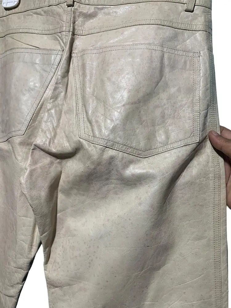 Vintage Vintage acetate flare leather pants made in canada Size US 32 / EU 48 - 17 Thumbnail