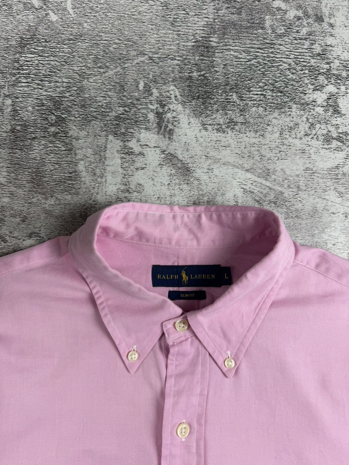 Polo Ralph Lauren Polo Ralph Lauren Rose Classic Blank Longsleeve Button Shirt Size US L / EU 52-54 / 3 - 9 Thumbnail