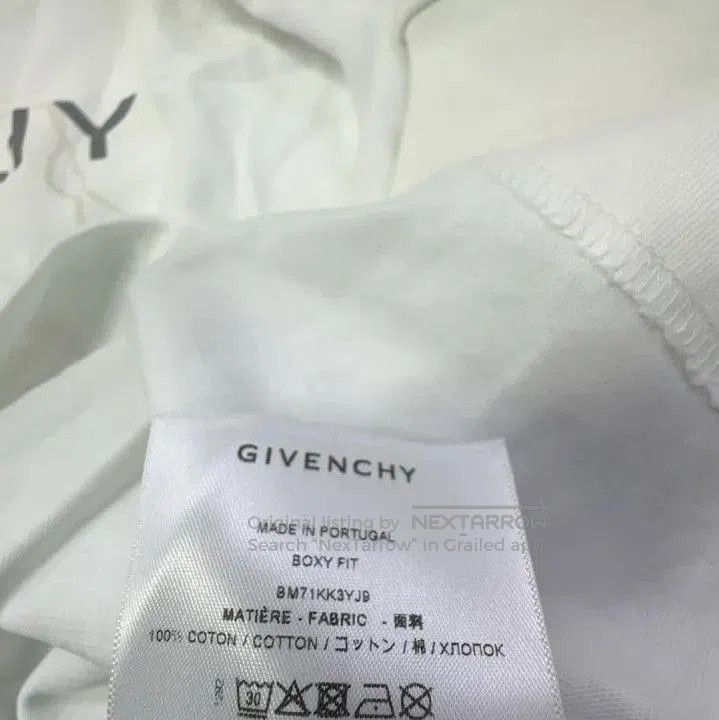 Givenchy Givenchy Men's Letter Print Loose Long-Sleeve T-Shirt. Size US XXL / EU 58 / 5 - 4 Thumbnail