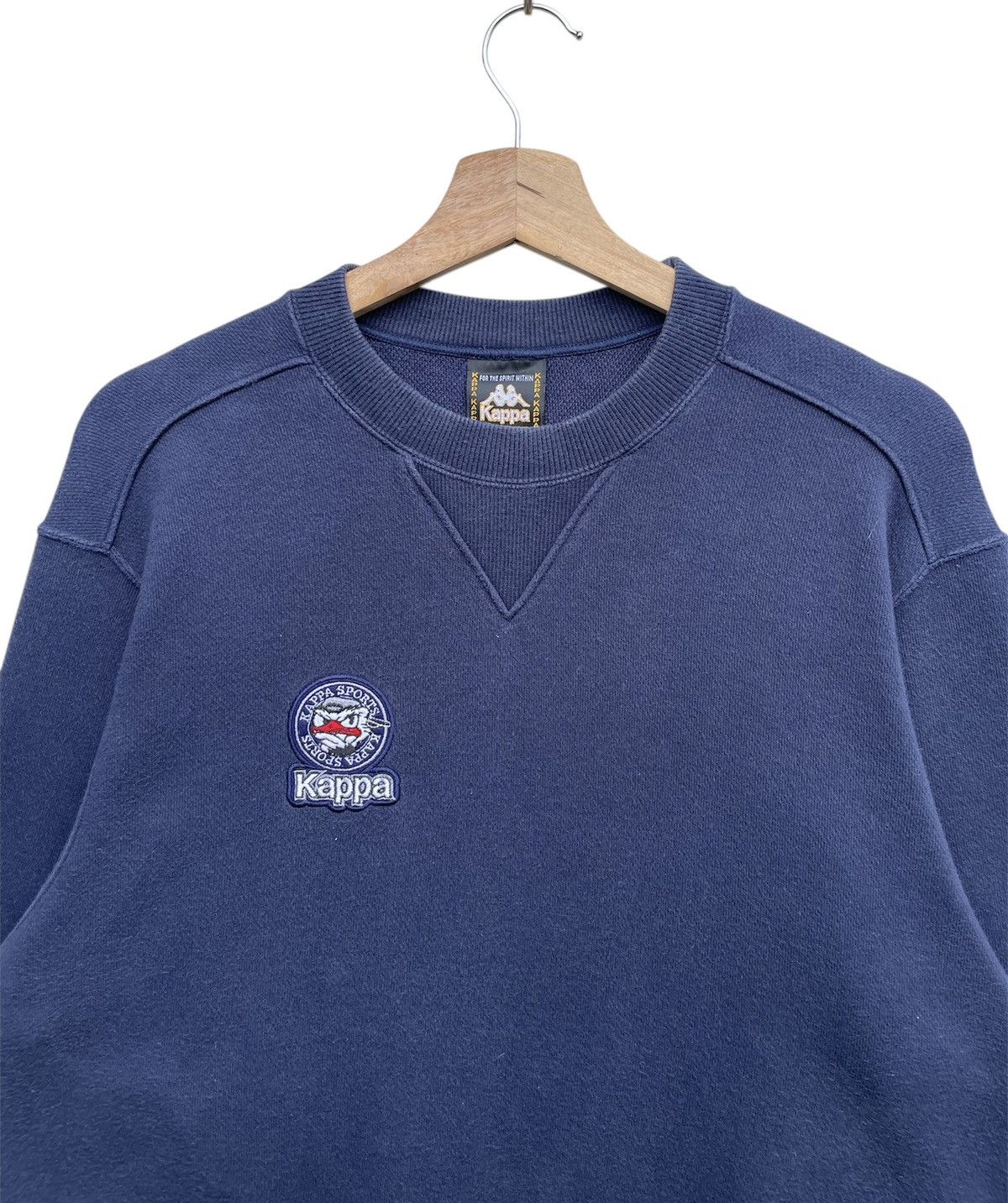 Kappa 🔥Accept Binding Offer🔥 Vintage Navy Blue Kappa Sweatshirt Size US S / EU 44-46 / 1 - 2 Thumbnail