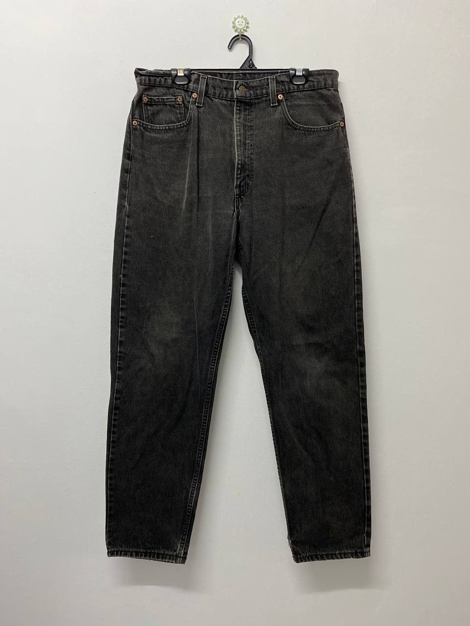 Levi's vintage levis 550 superblack denim nice design Size US 36 / EU 52 - 2 Thumbnail