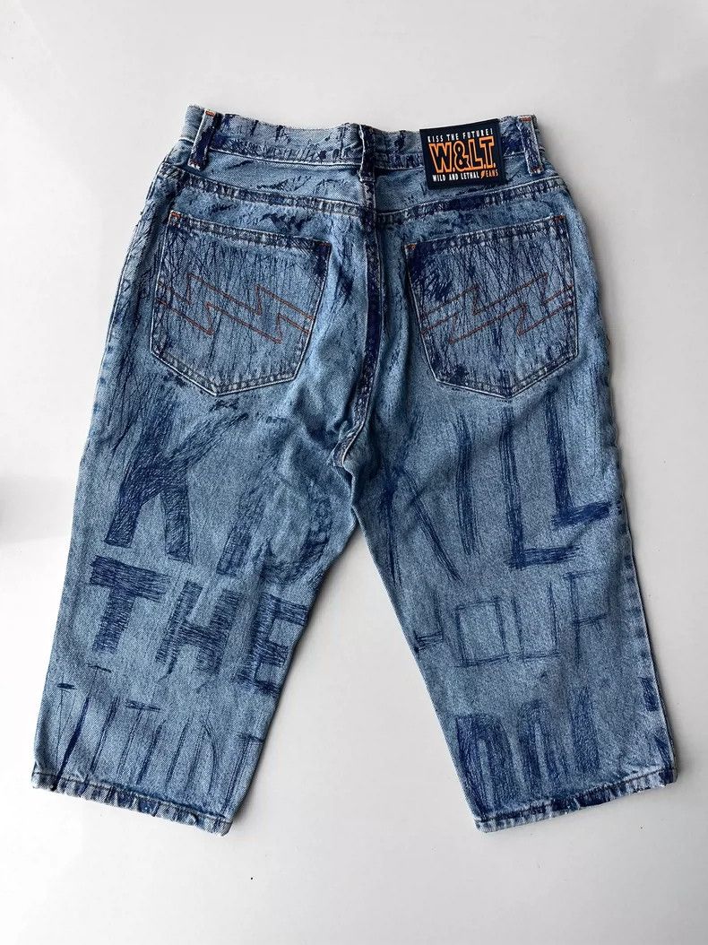 Walter Van Beirendonck Walter Van Beirendonck 1997 AW Graffiti Jeans 2504-Nextarro Size US 28 / EU 44 - 6 Thumbnail