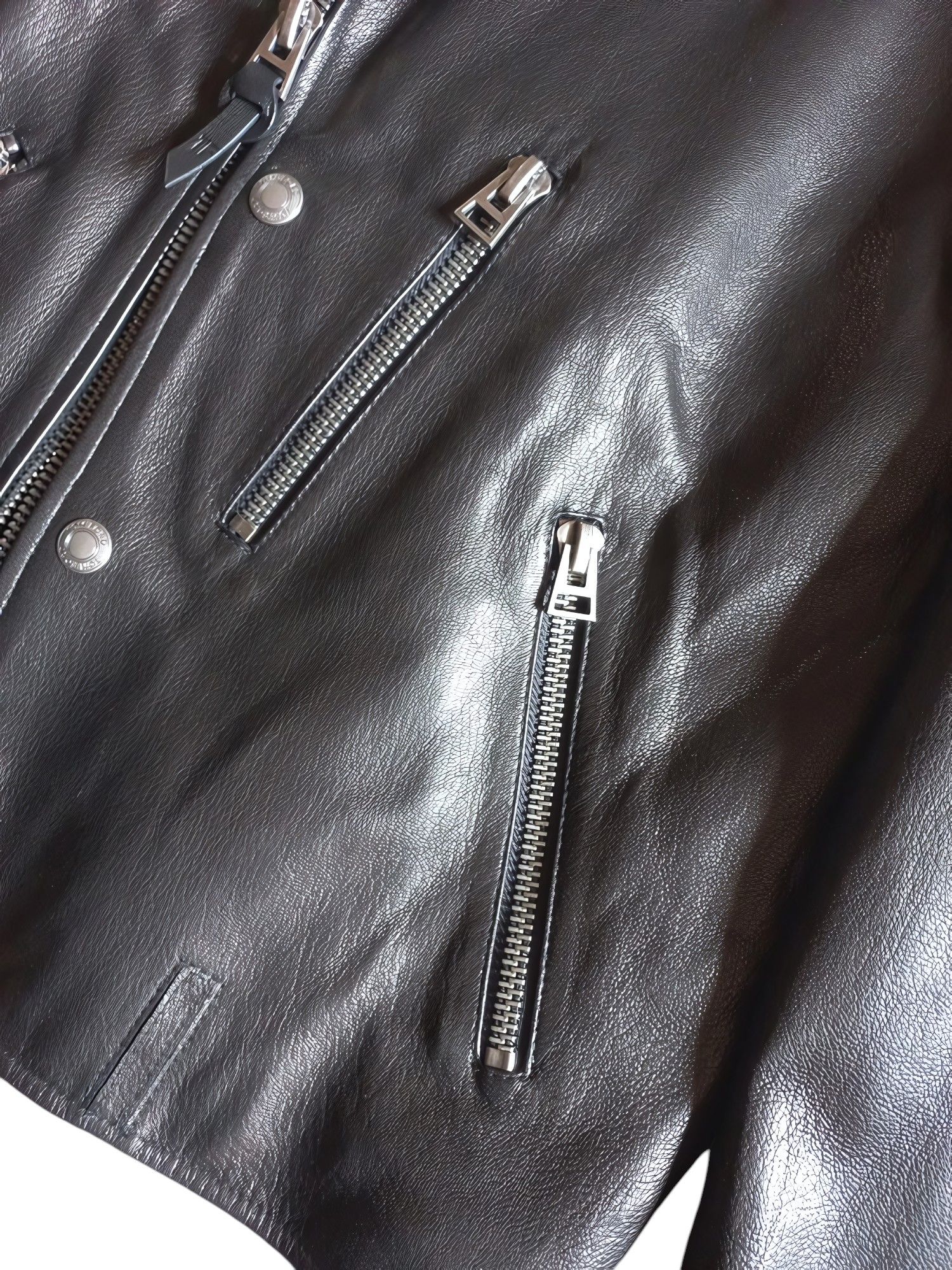 Tom Ford LAMB LEATHER BIKER JACKET Size US M / EU 48-50 / 2 - 3 Thumbnail