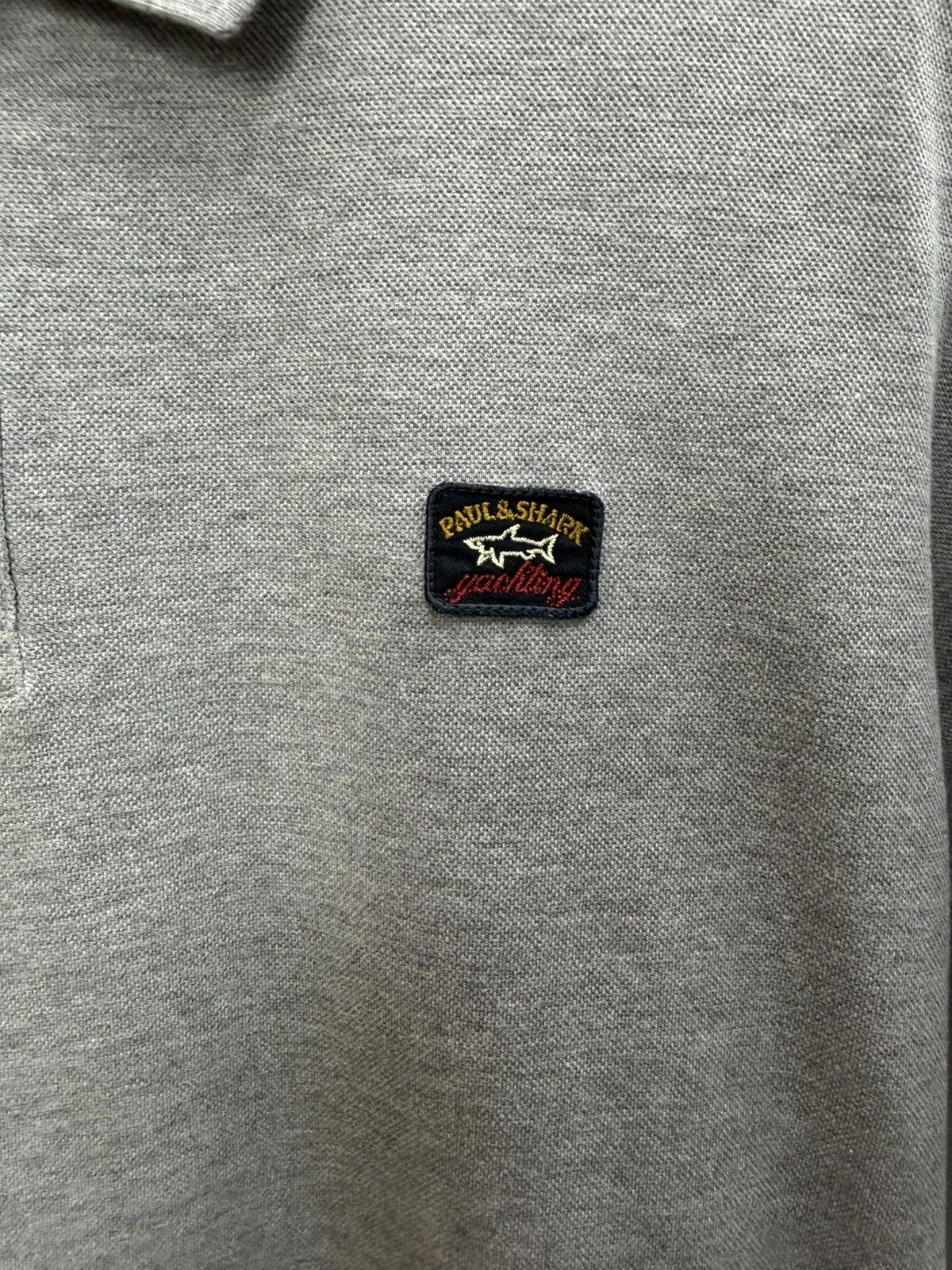 Paul & Shark Paul & Shark Yachting Polo Shirt Grey Cotton Size L Size US L / EU 52-54 / 3 - 2 Thumbnail
