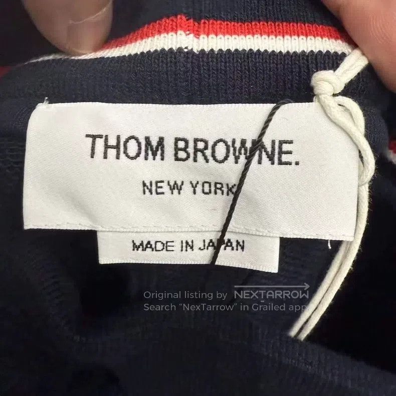 Thom Browne Thom Browne size 1 Black-Blue Fleece Pants Size US 27 - 2 Thumbnail
