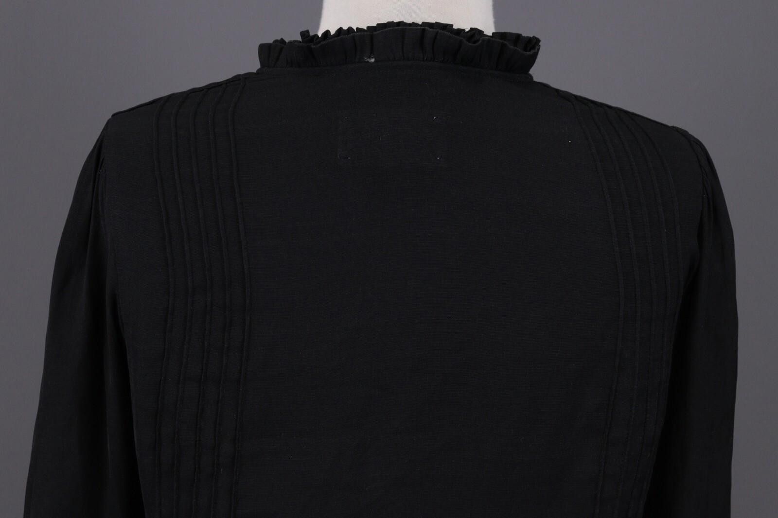 Zadig & Voltaire Zadig & Voltaire Black Button Down Top Shirt Blouse Size M / US 6-8 / IT 42-44 - 12 Thumbnail
