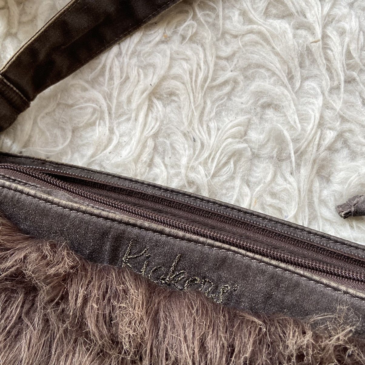 Hysteric Glamour 📌 Crazy Vintage Kickers Faux Fur Y2K Handle Bag Size ONE SIZE - 15 Thumbnail