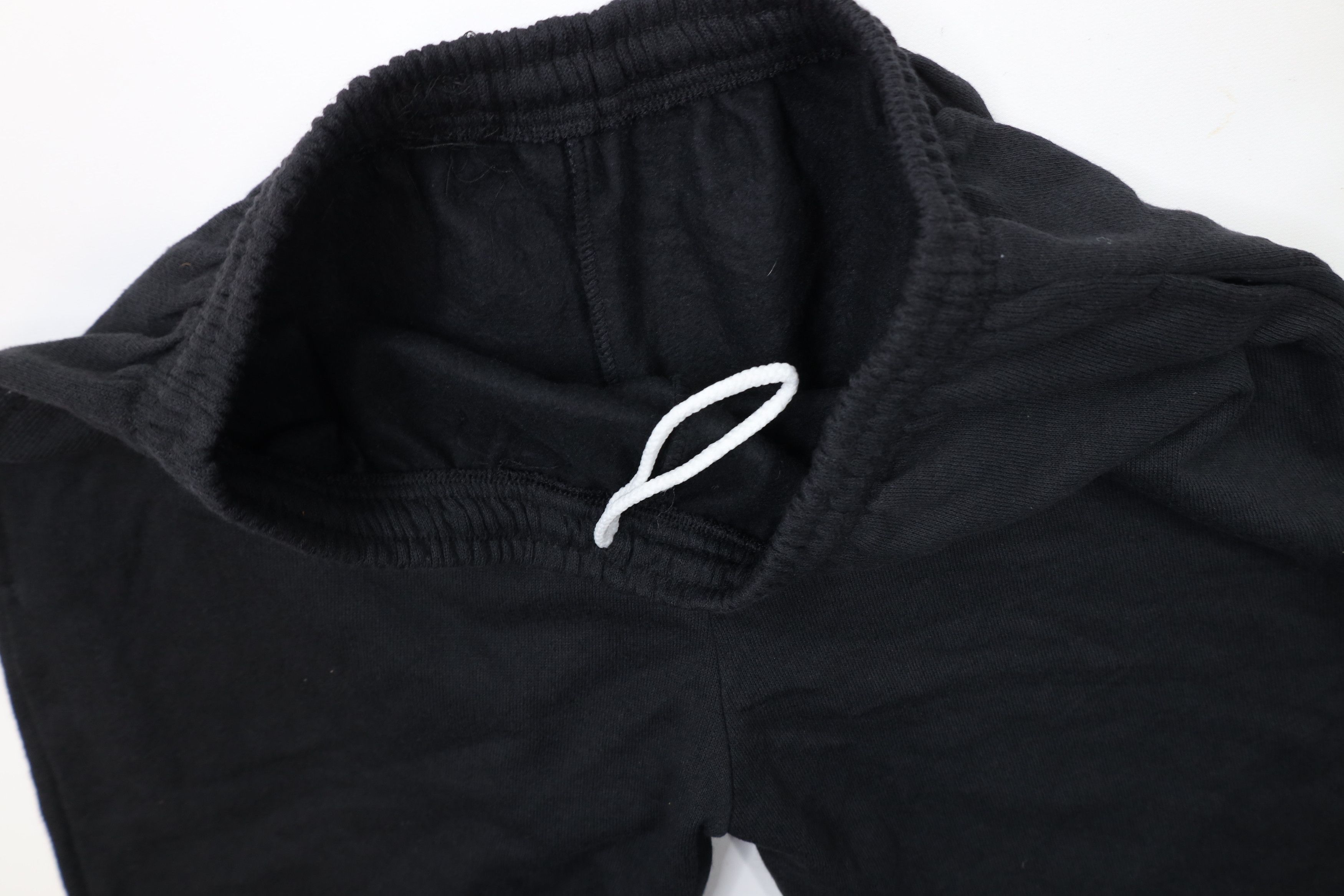 Vintage Vintage 90s Streetwear Knee Sweatpants Shorts Black USA Size US 34 / EU 50 - 6 Thumbnail