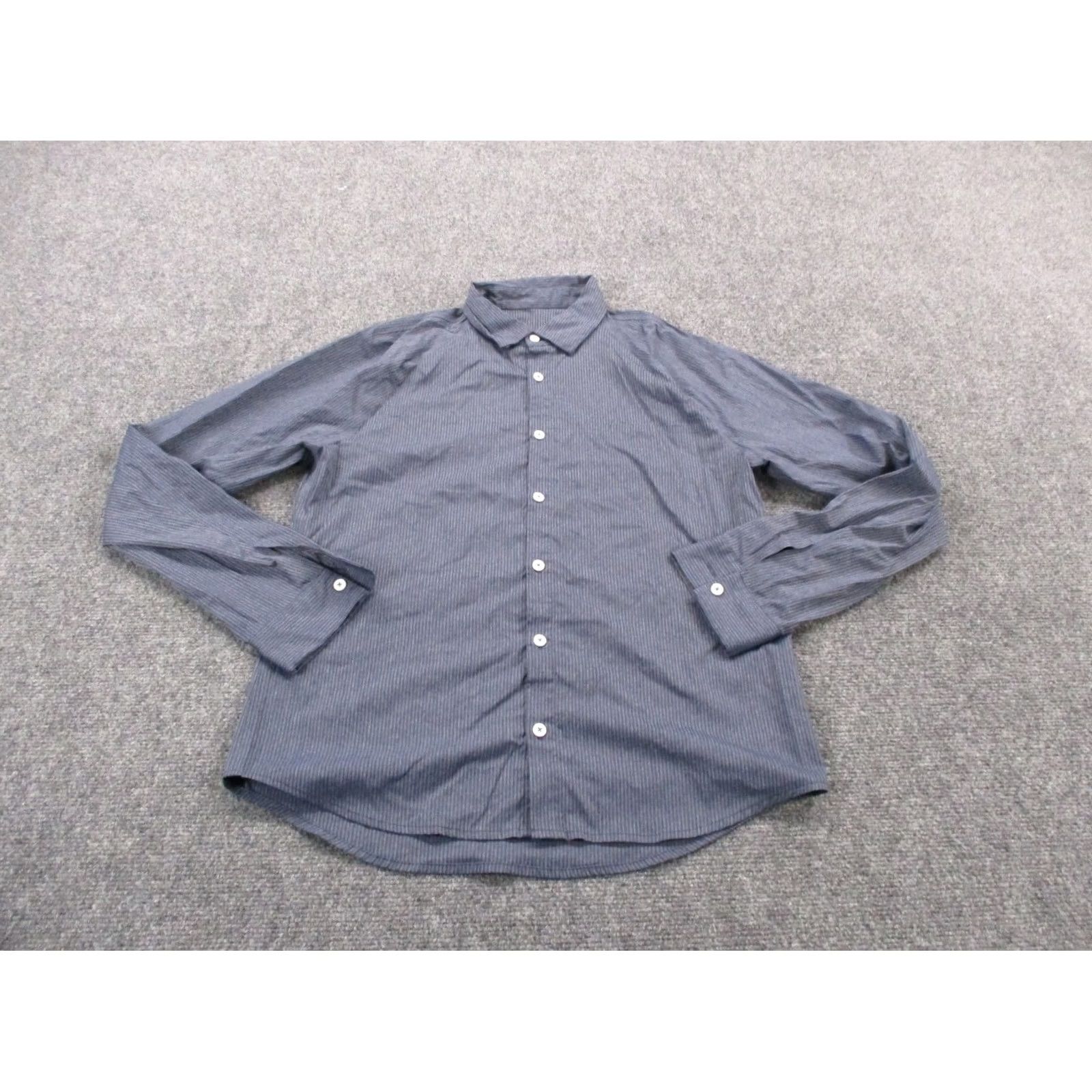 Lululemon Lululemon Shirt Mens M Blue Stretch Business Dress Preppy Logo Classic Casual Shirt Size US M / EU 48-50 / 2 - 2 Thumbnail