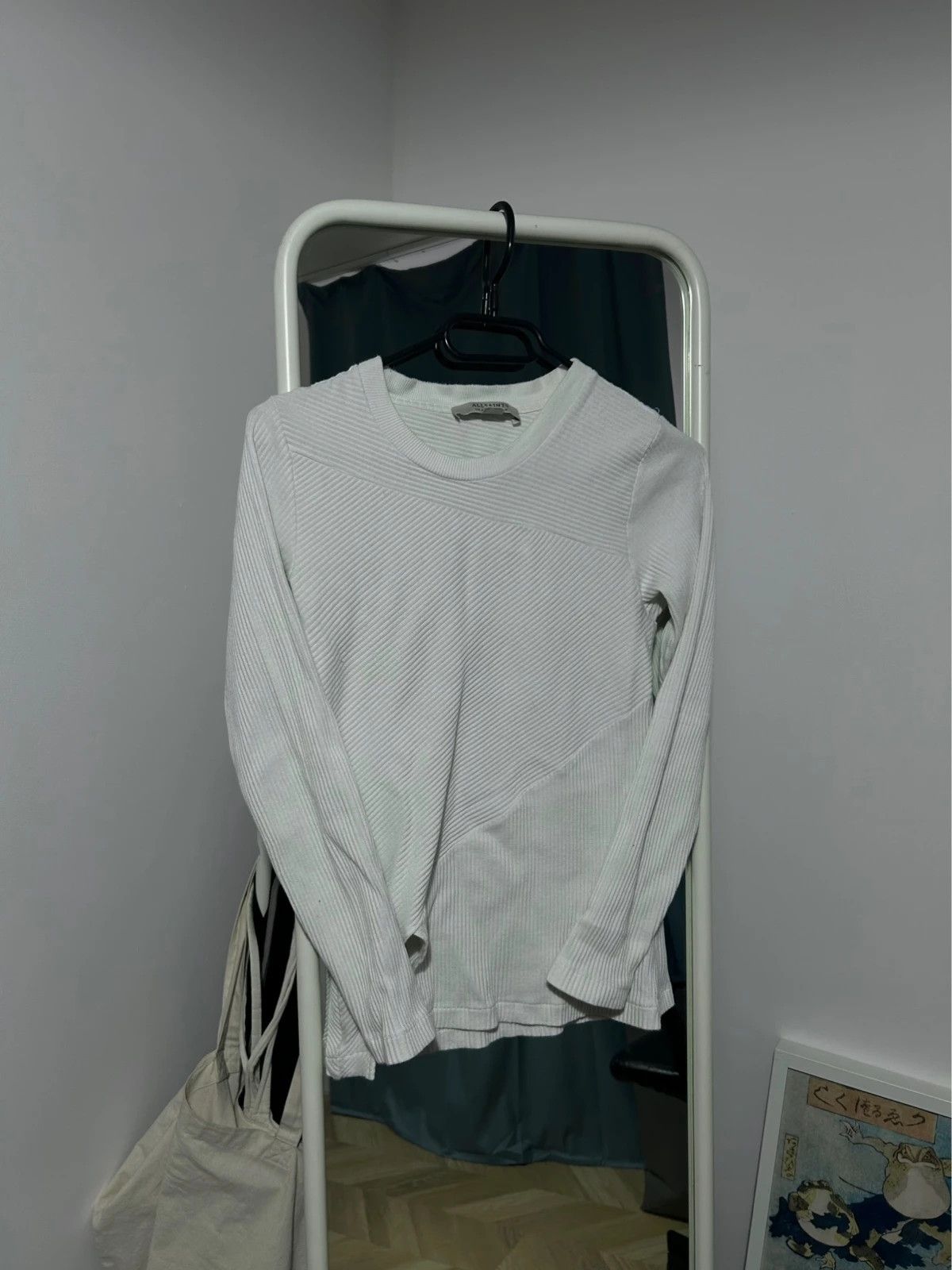 Allsaints All Saints White Longsleeve Top Size XS / US 0-2 / IT 36-38 - 1 Thumbnail