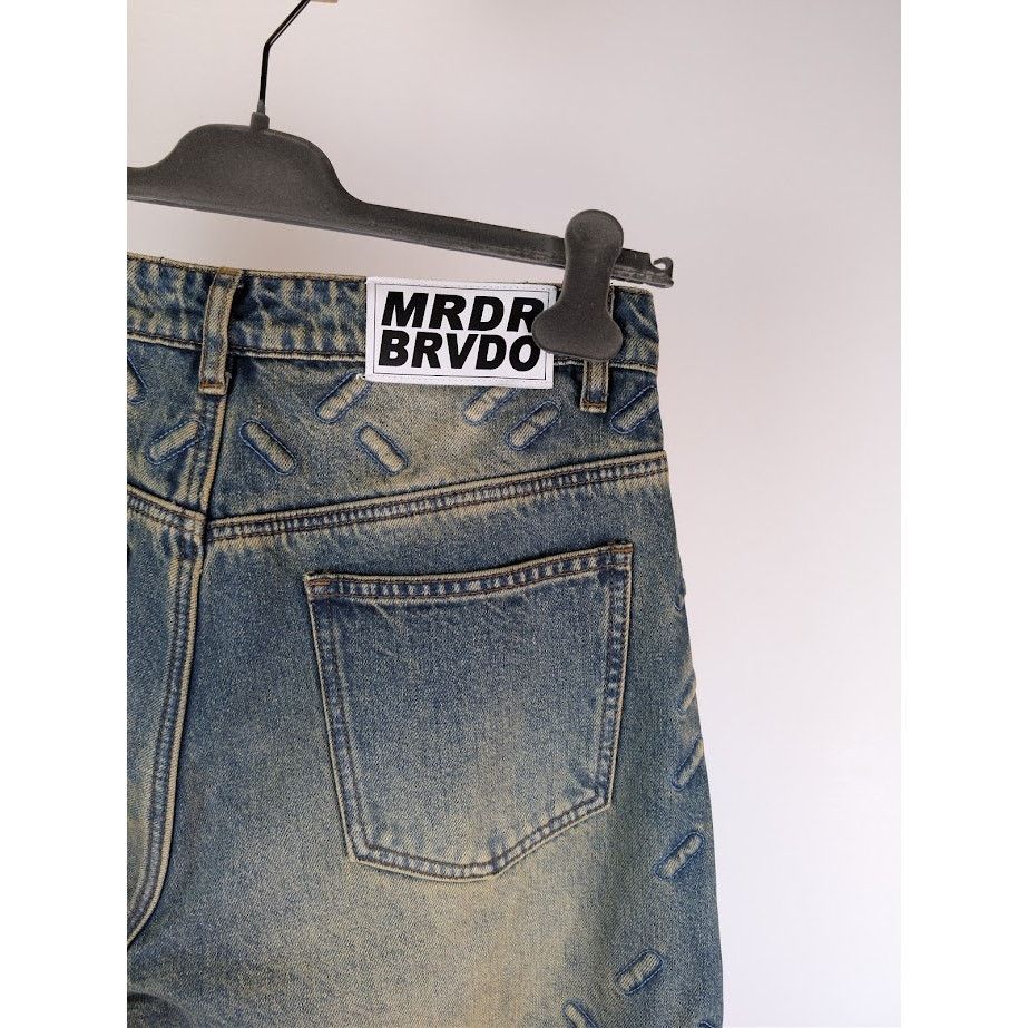 Who Decides War o1rshd1 Thread Plate Denim Jeans in Denim Size US 30 / EU 46 - 14 Thumbnail