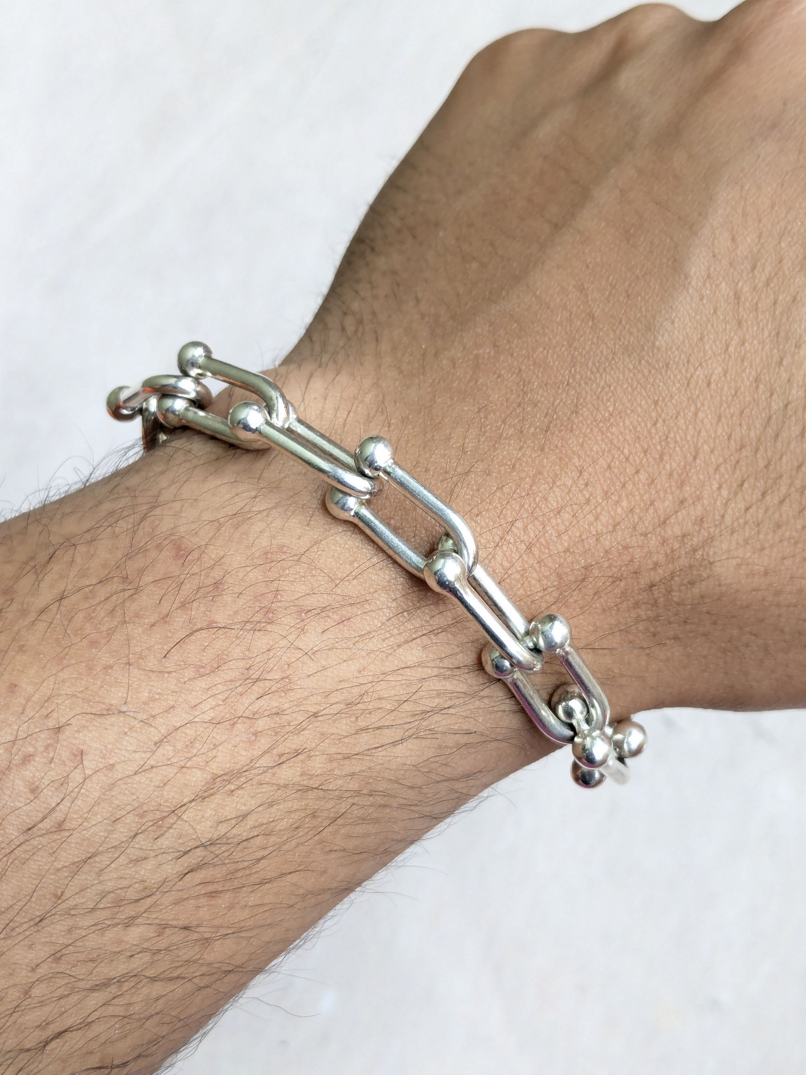 Jewelry × Vintage Horsebit Bracelet Silver Plated Bronze Italy Vintage 7.25" Size ONE SIZE - 10 Thumbnail