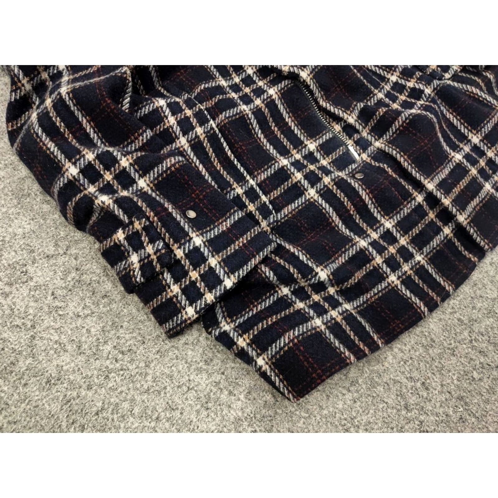 Paolo Pecora Paolo Pecora Design Duffle Checkered Coat Wool Jacket Dress Coat Size US S / EU 44-46 / 1 - 5 Thumbnail