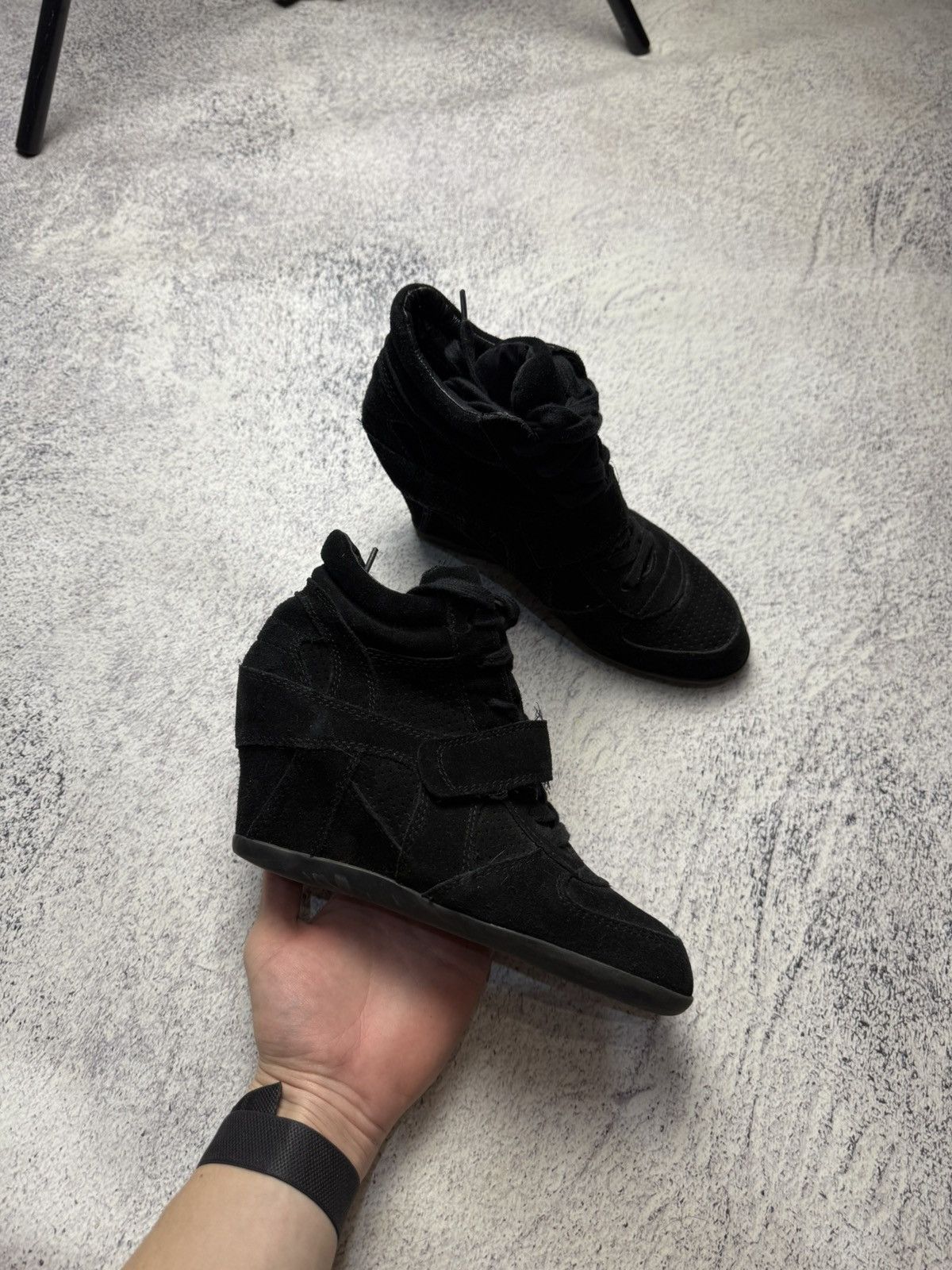 Vintage Isabel Marant Style Hi-Top Sneakers Shoes Y2K Size US 9 / IT 39 - 1 Thumbnail