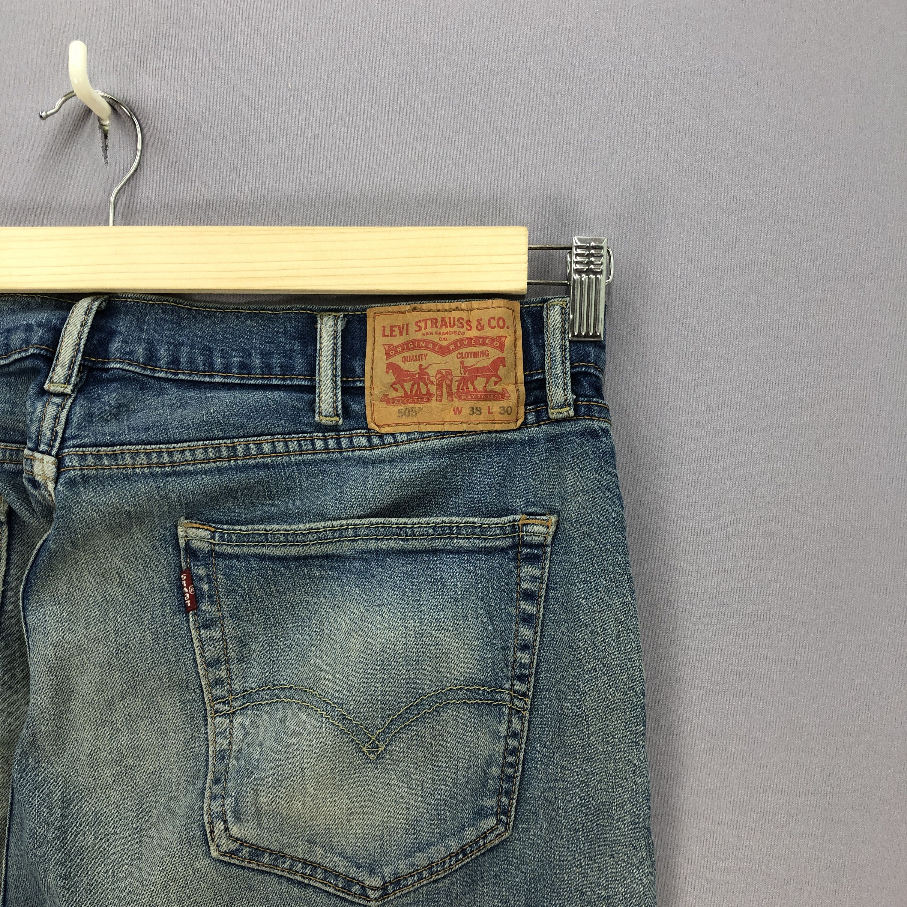 Levi's × Vintage Vintage Y2K Levis Distressed Jeans Levi's Faded Mud Denim Size US 38 / EU 54 - 5 Thumbnail