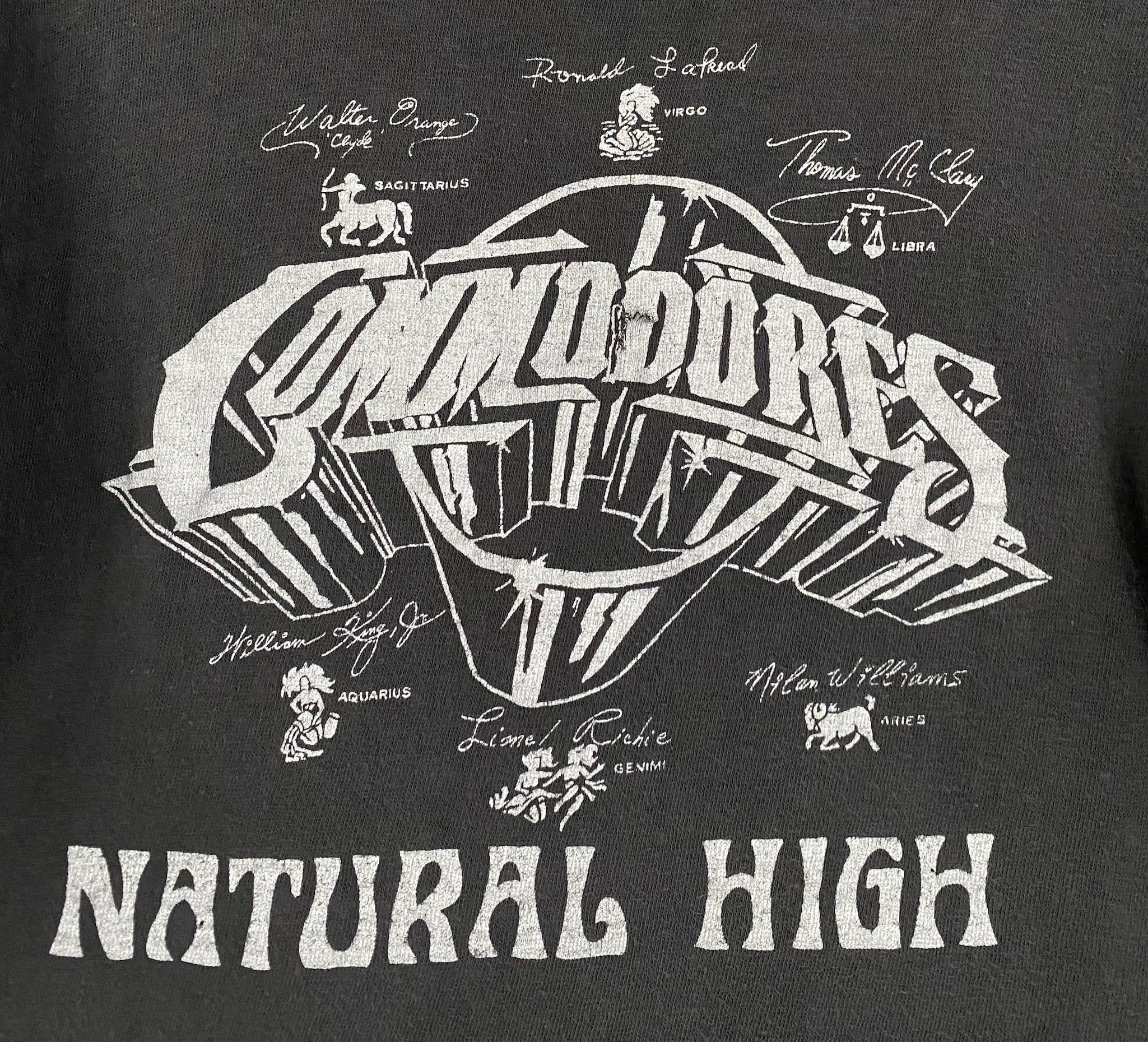 Vintage 1978 Commodores Natural High Album Concert T-Shirt XS Size XS / US 0-2 / IT 36-38 - 3 Thumbnail