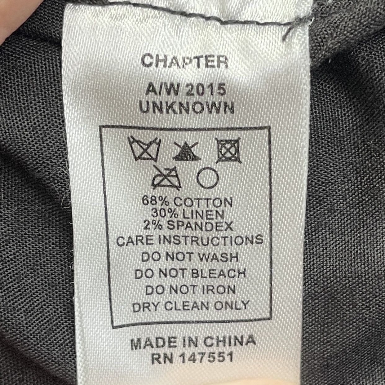 Chapter Chapter AW15 Drop Crotch Cropped Linen Jogger Pants Size 36 Size US 36 / EU 52 - 8 Thumbnail